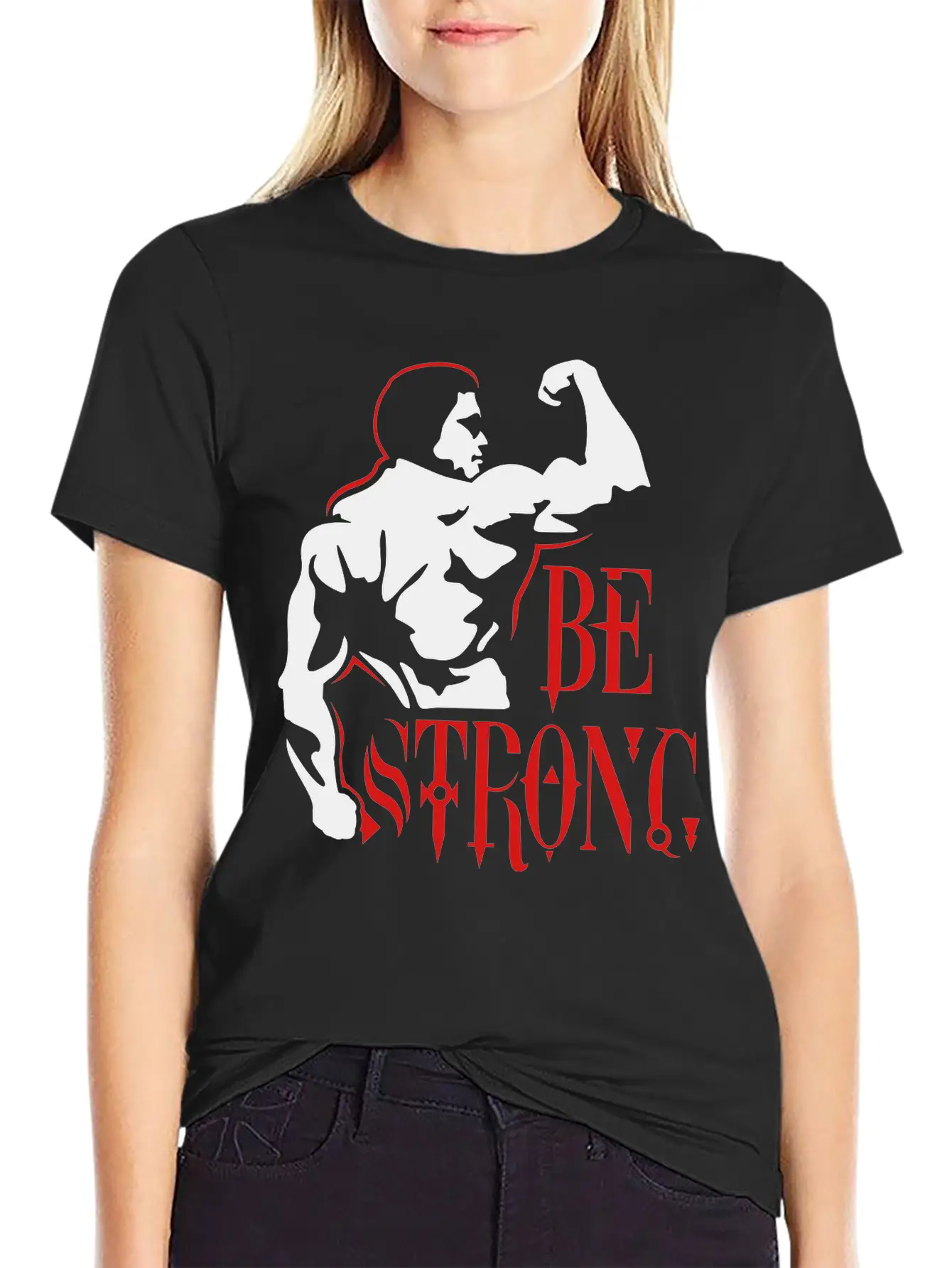 Be Strong Unisex Short Sleeve Soft Cotton T-Shirt – Casual Everyday Wear