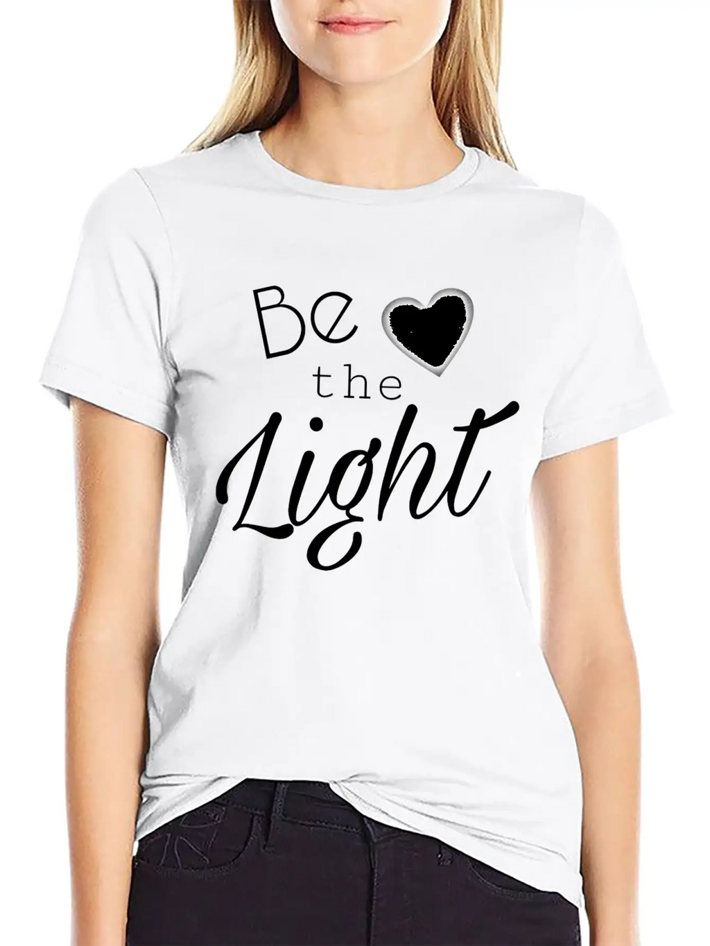 Be The Light Unisex Casual T-Shirt – Clean Design For Daily Comfort