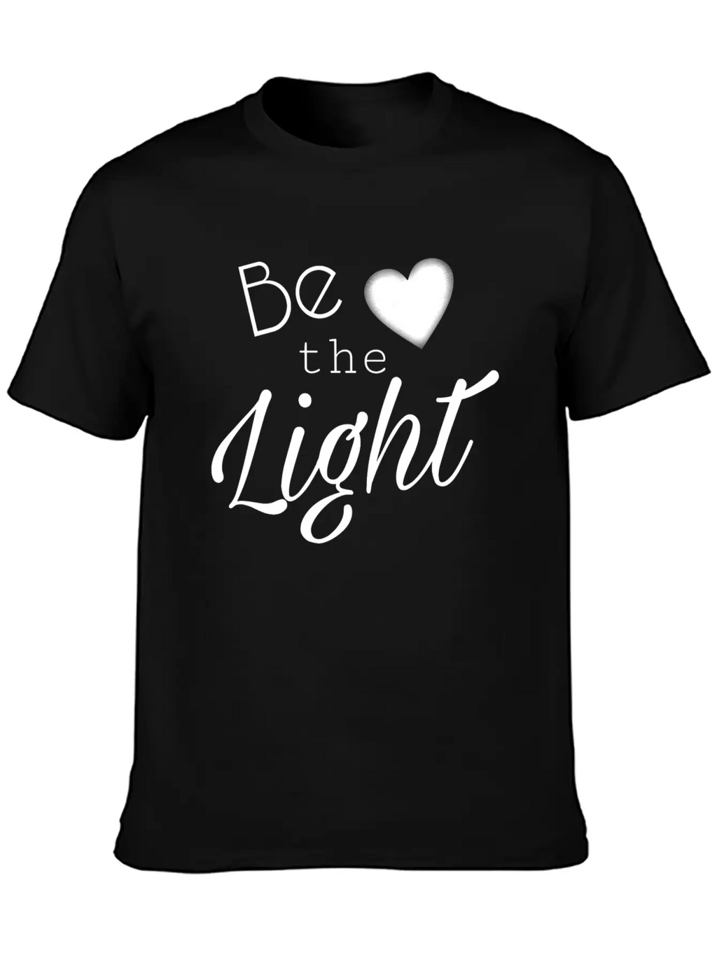 Be The Light Unisex Casual T-Shirt – Clean Design For Daily Comfort