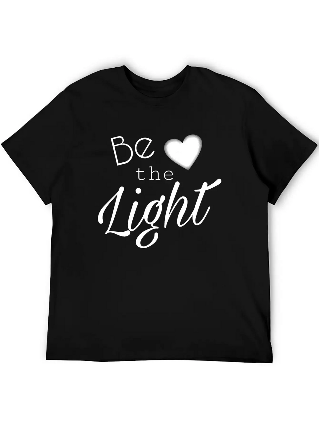 Be The Light Unisex Casual T-Shirt – Clean Design For Daily Comfort