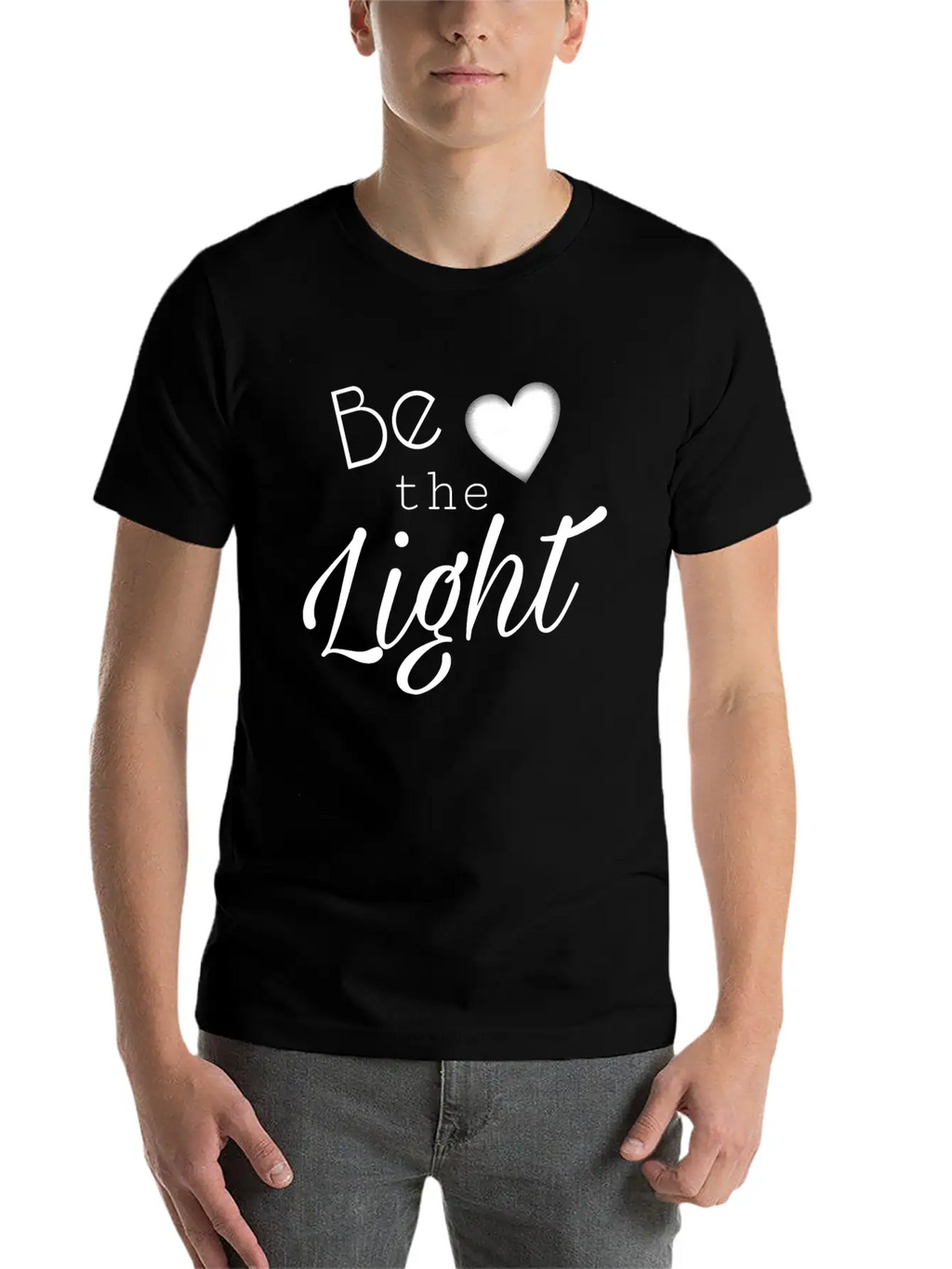 Be The Light Unisex Casual T-Shirt – Clean Design For Daily Comfort