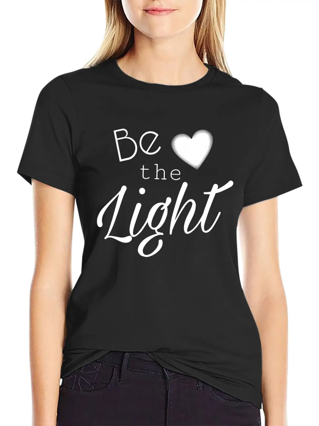 Be The Light Unisex Casual T-Shirt – Clean Design For Daily Comfort