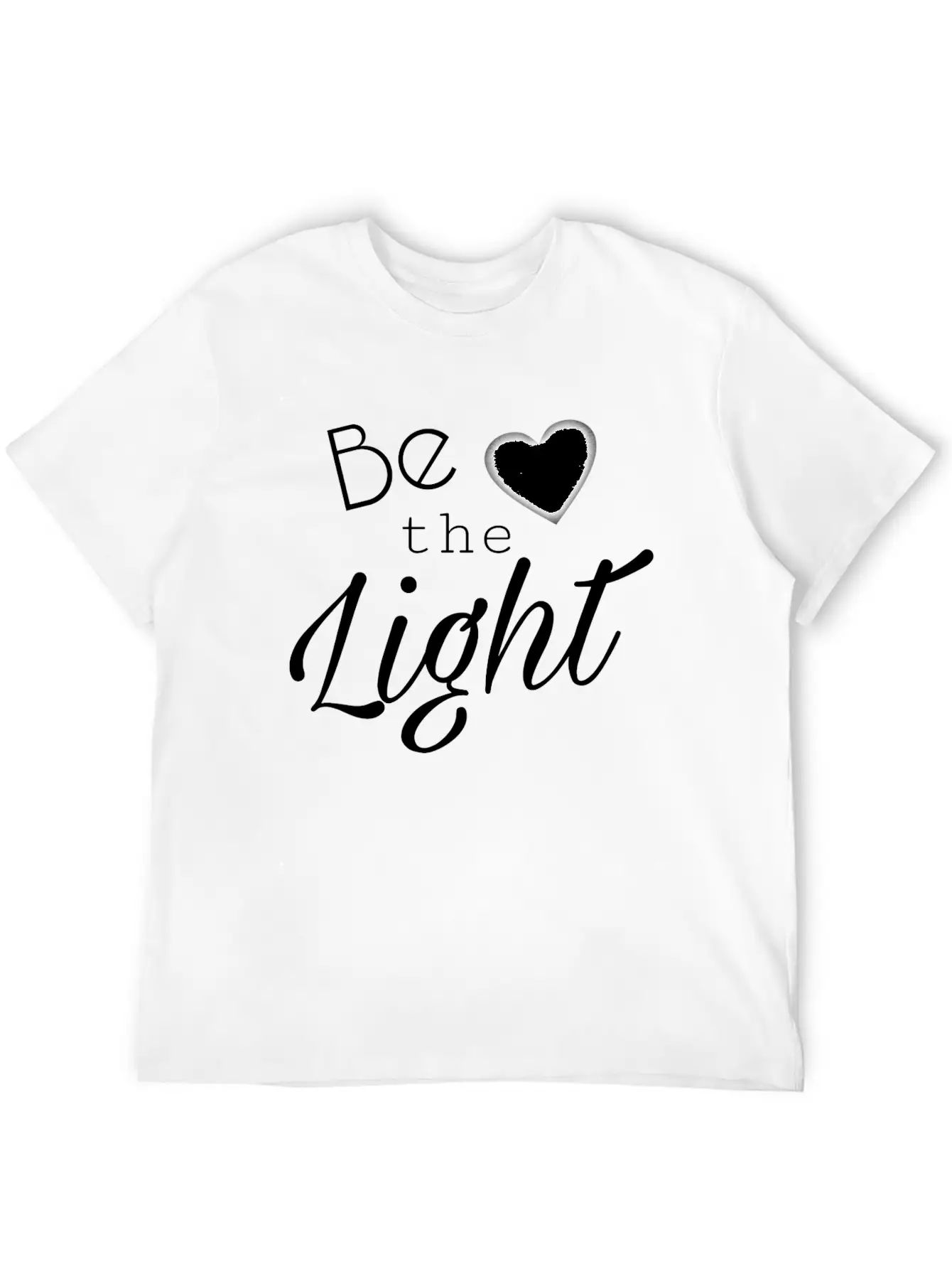 Be The Light Unisex Casual T-Shirt – Clean Design For Daily Comfort
