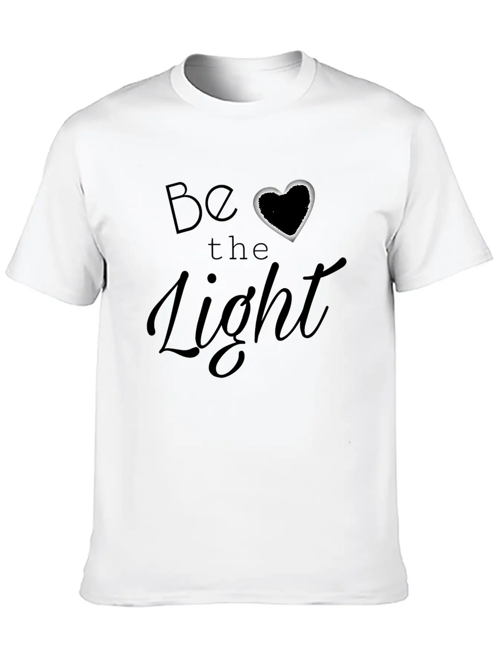 Be The Light Unisex Casual T-Shirt – Clean Design For Daily Comfort