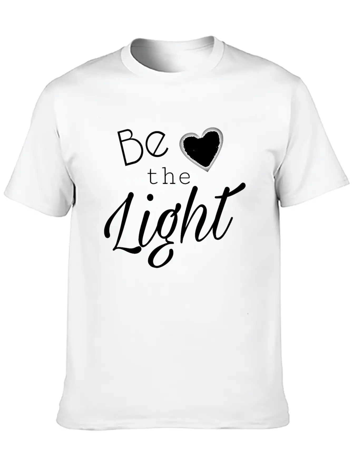 Be The Light Unisex Casual T-Shirt – Clean Design For Daily Comfort