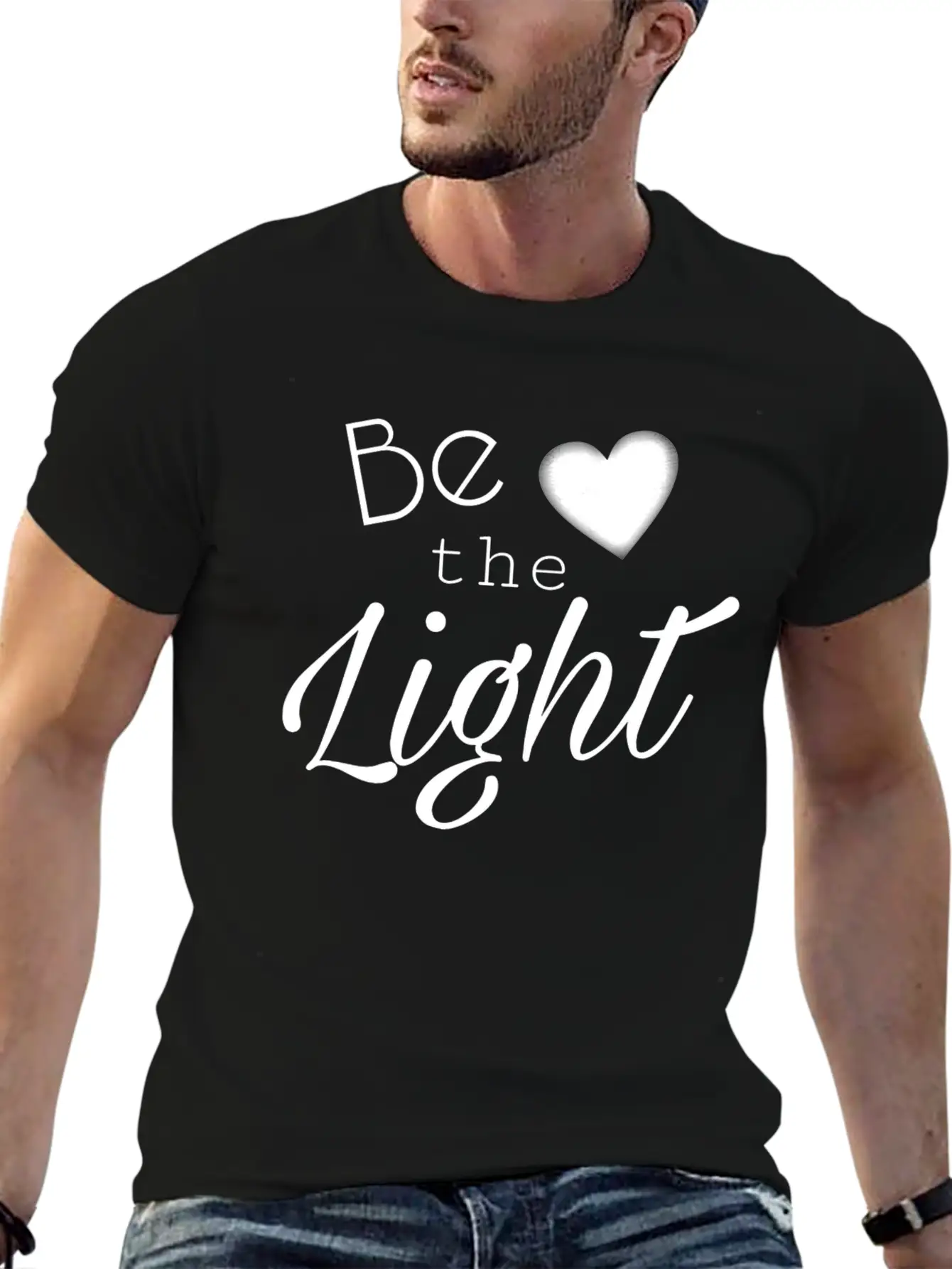 Be The Light Unisex Casual T-Shirt – Clean Design For Daily Comfort