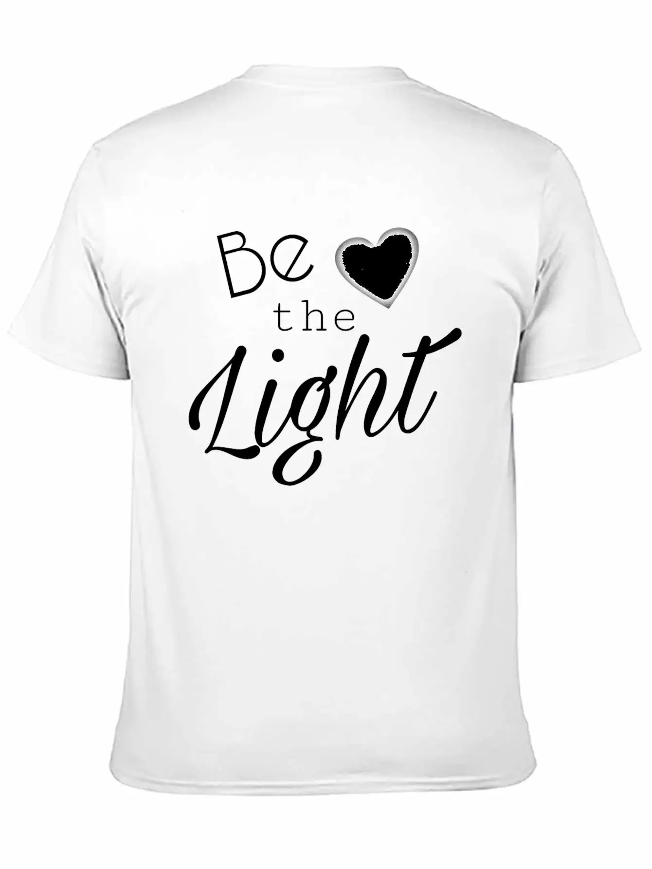 Be The Light Unisex Casual T-Shirt – Clean Design For Daily Comfort