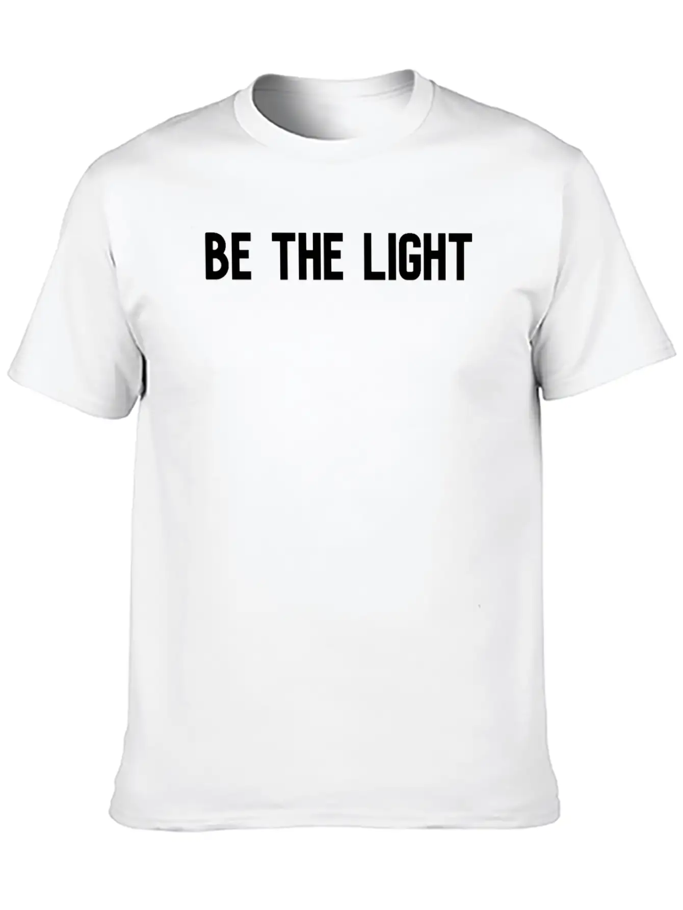 Be The Light Unisex Short Sleeve Soft Cotton T-Shirt – Casual Everyday Wear