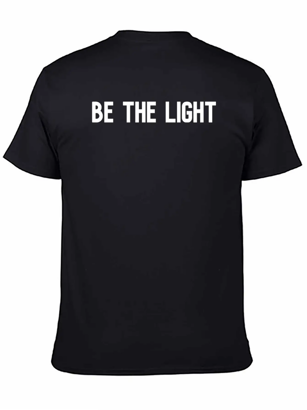 Be The Light Unisex Short Sleeve Soft Cotton T-Shirt – Casual Everyday Wear