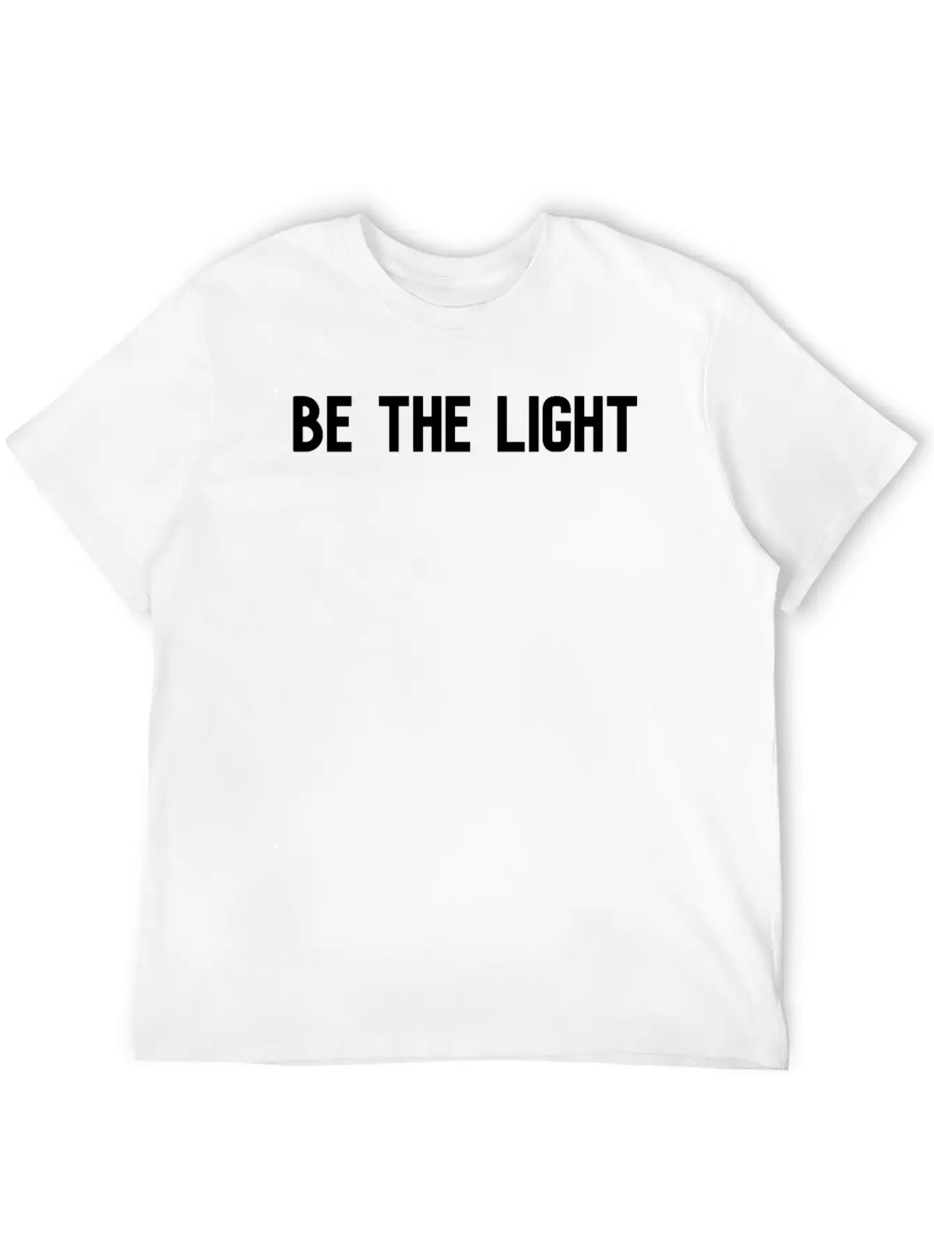Be The Light Unisex Short Sleeve Soft Cotton T-Shirt – Casual Everyday Wear