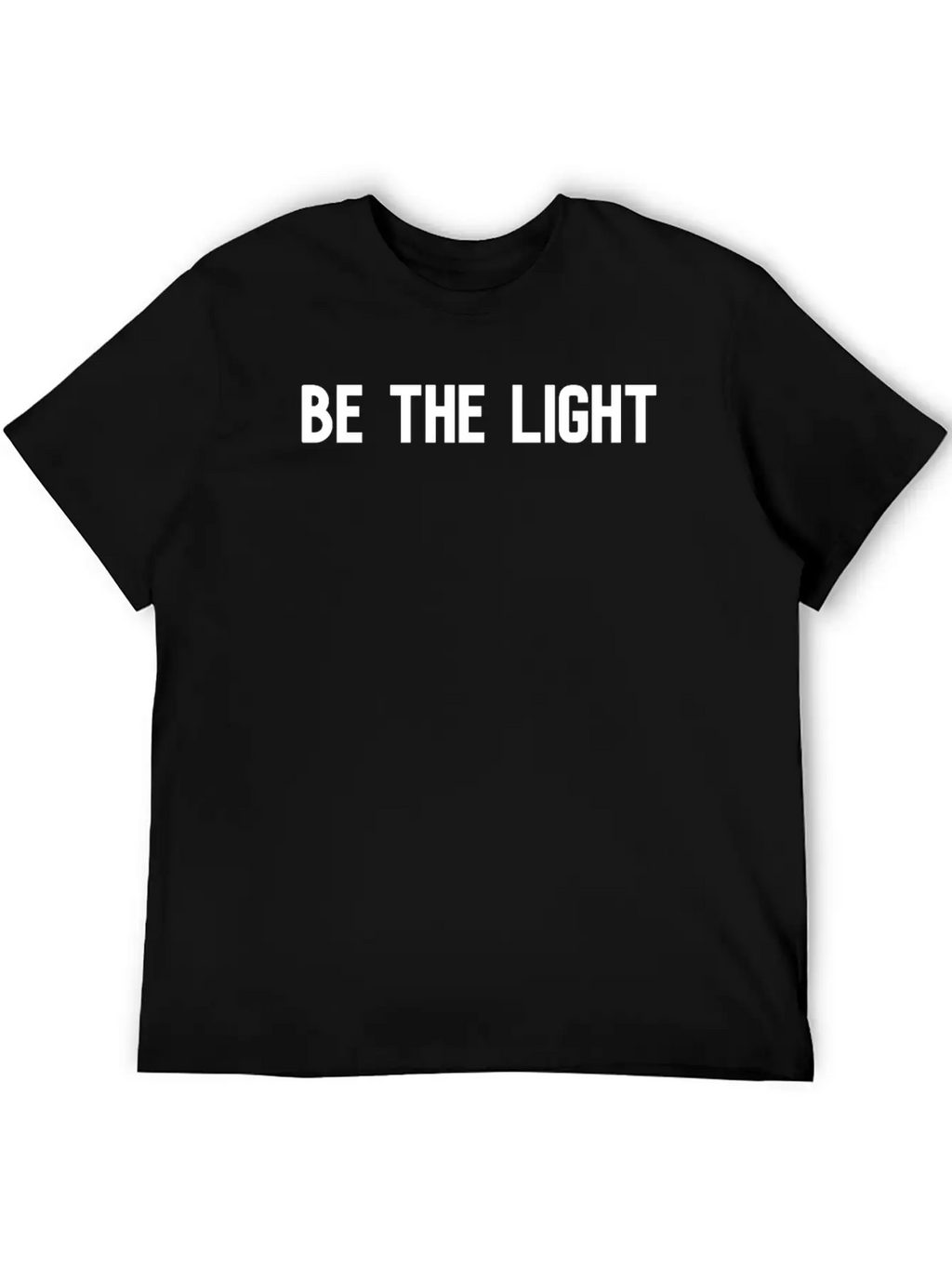 Be The Light Unisex Short Sleeve Soft Cotton T-Shirt – Casual Everyday Wear