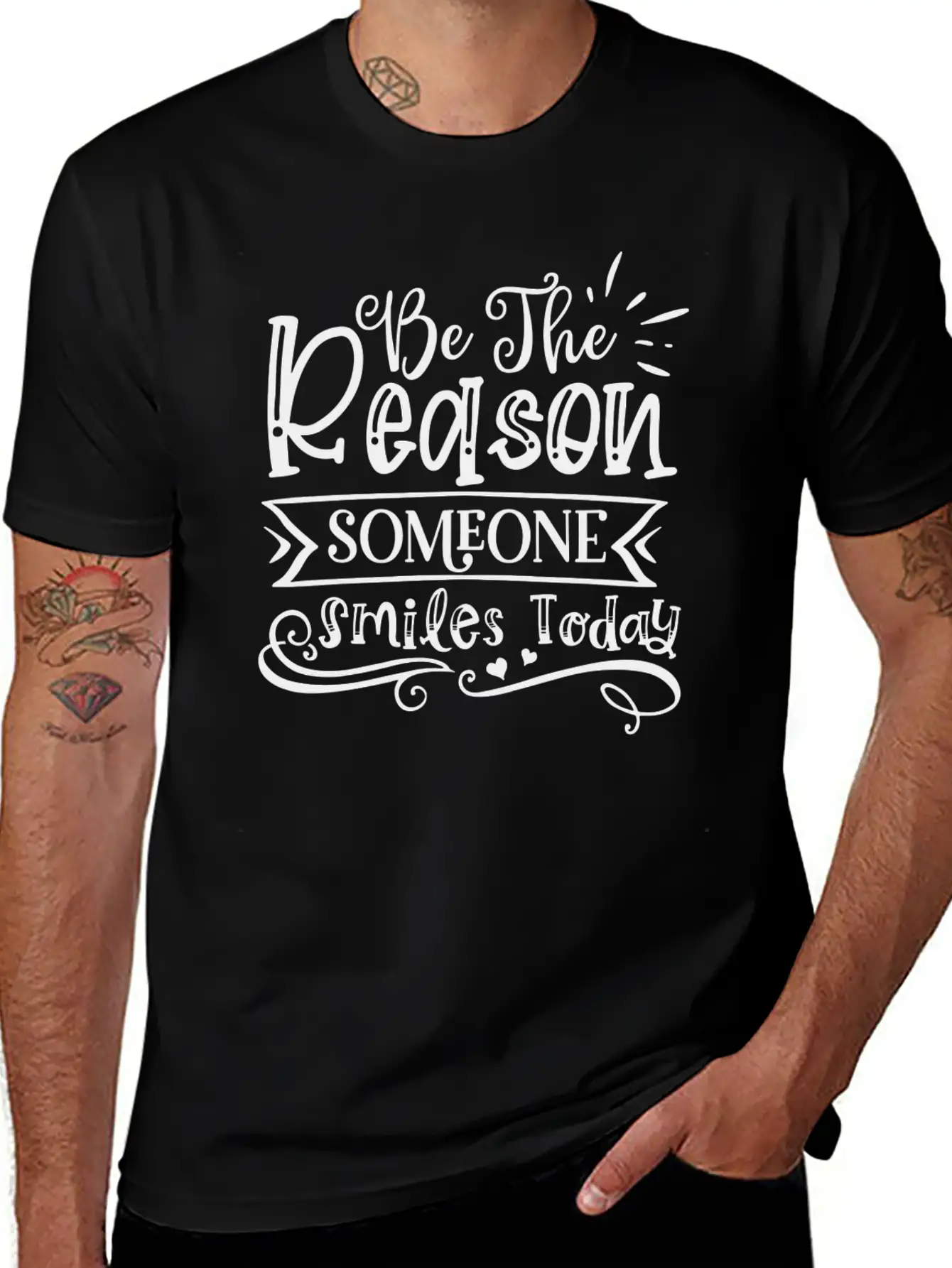 Be The Reason Someone Smiles Today Unisex Casual T-Shirt – Clean Design For Daily Comfort
