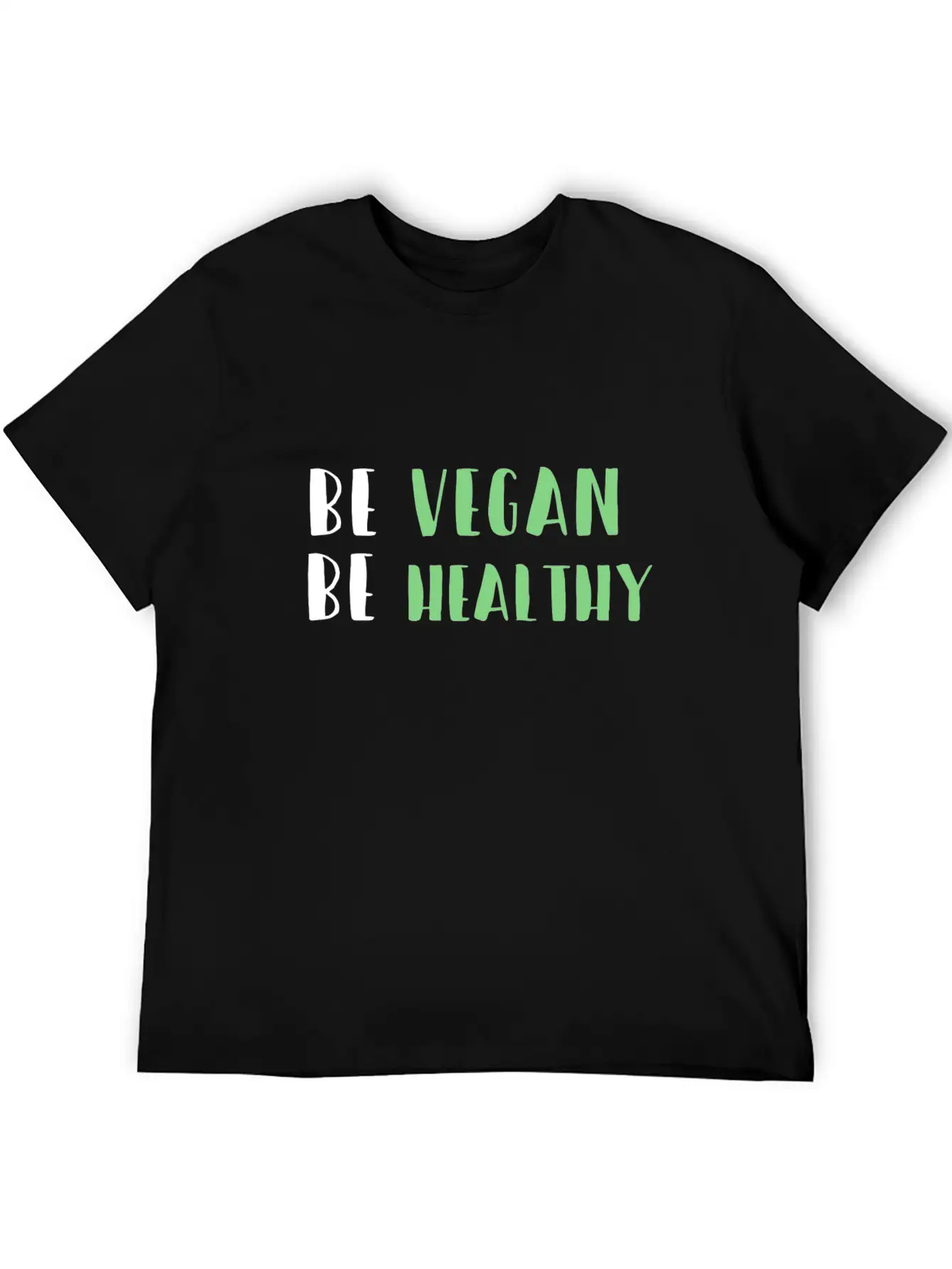 Be Vegan Be Healthy Essential Cotton Tee For Daily Outfits – Unisex Style