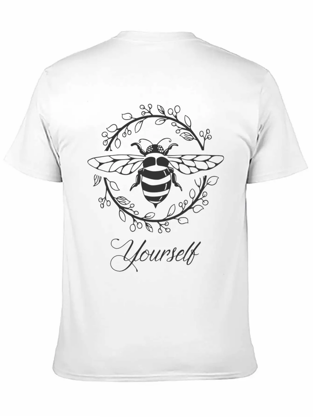Be Yourself Bees Inspirational Stylish Everyday T-Shirt – Unisex Basic Cotton Tee