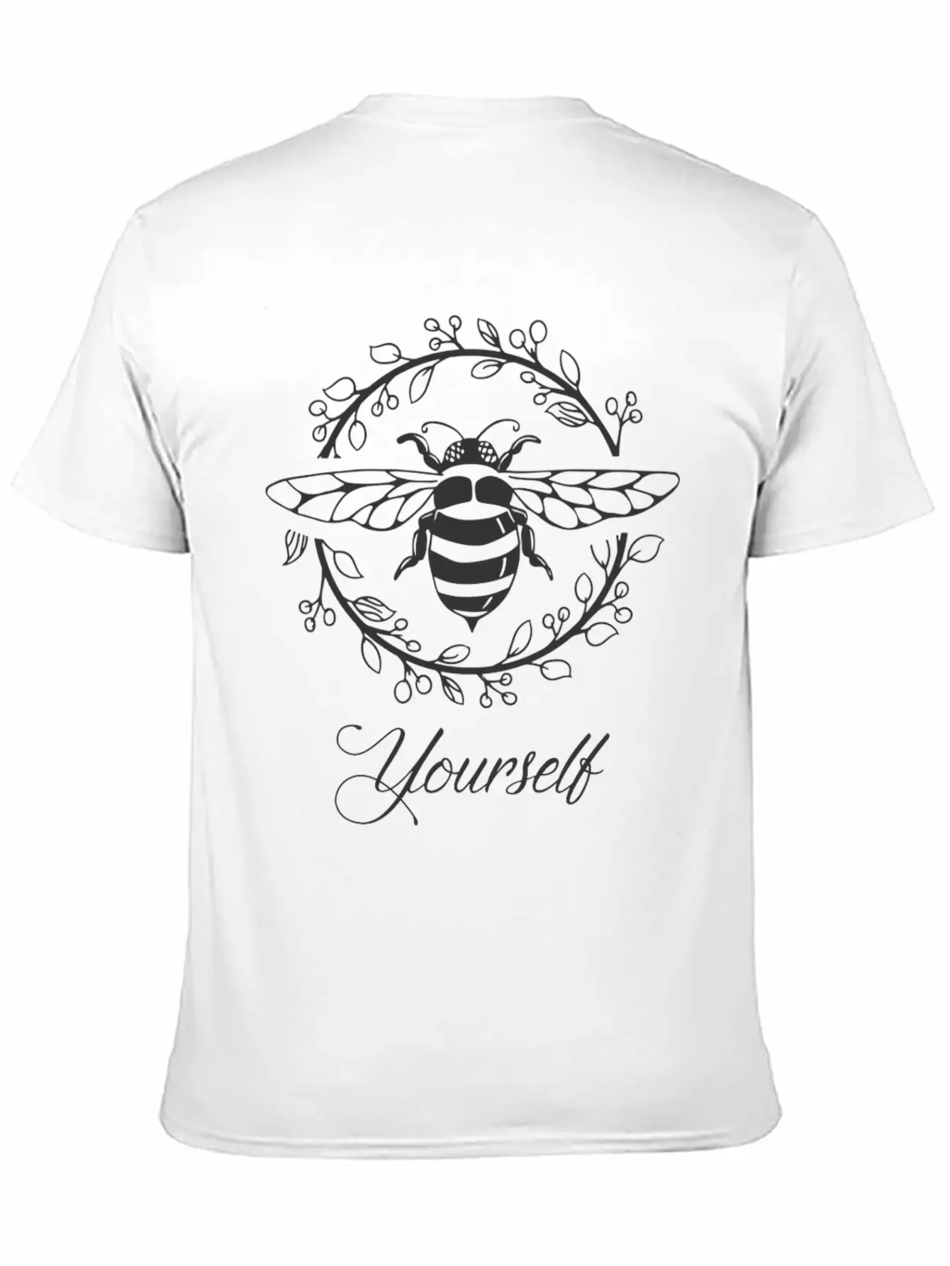 Be Yourself Bees Inspirational Stylish Everyday T-Shirt – Unisex Basic Cotton Tee