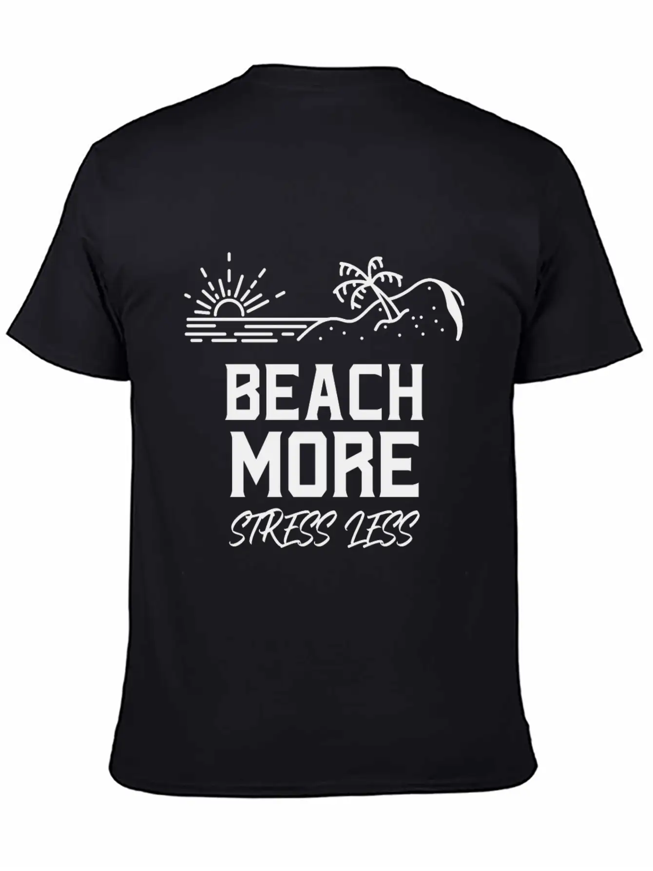Beach Ti-shirt Unisex Short Sleeve Soft Cotton T-Shirt – Casual Everyday Wear