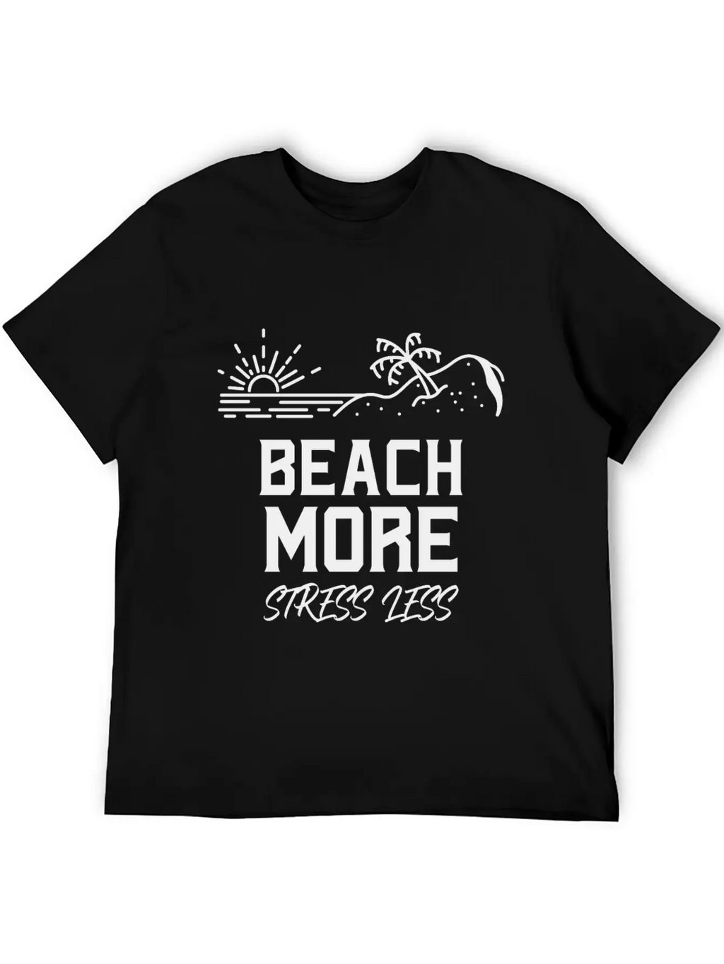 Beach Ti-shirt Unisex Short Sleeve Soft Cotton T-Shirt – Casual Everyday Wear