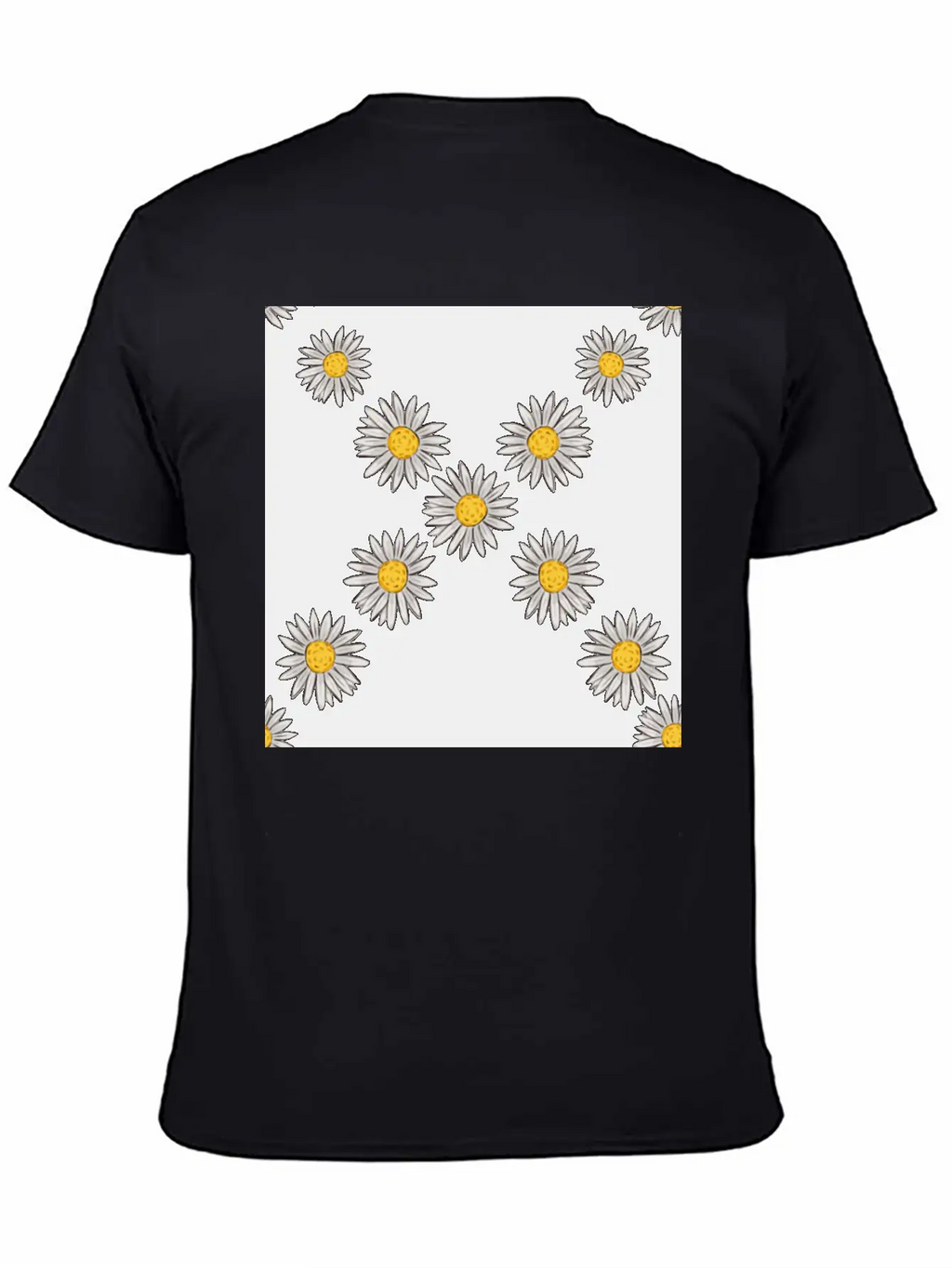 Beachy Daisies Neck Gator Daisy Unisex Casual T-Shirt – Clean Design For Daily Comfort