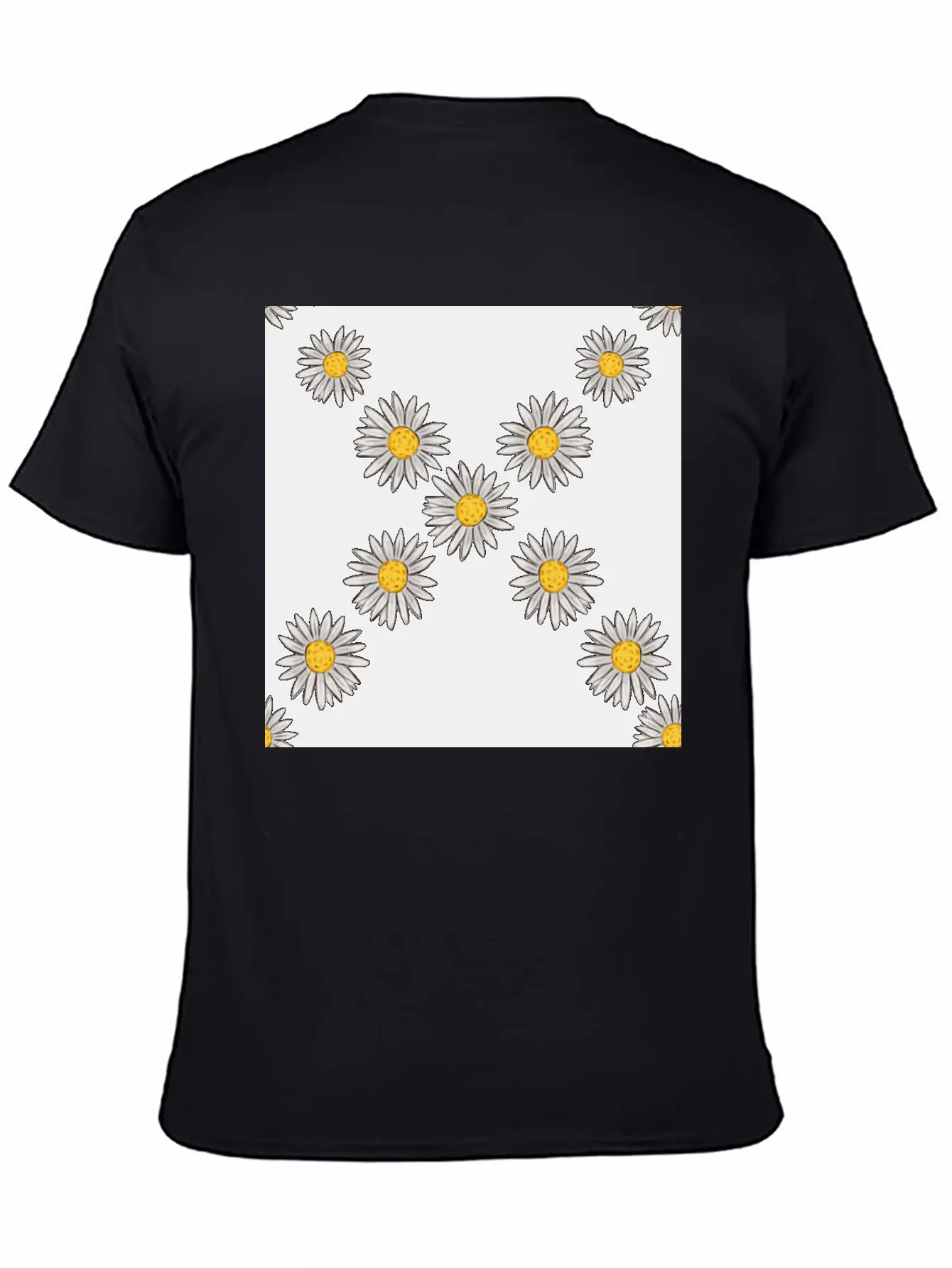 Beachy Daisies Neck Gator Daisy Unisex Casual T-Shirt – Clean Design For Daily Comfort