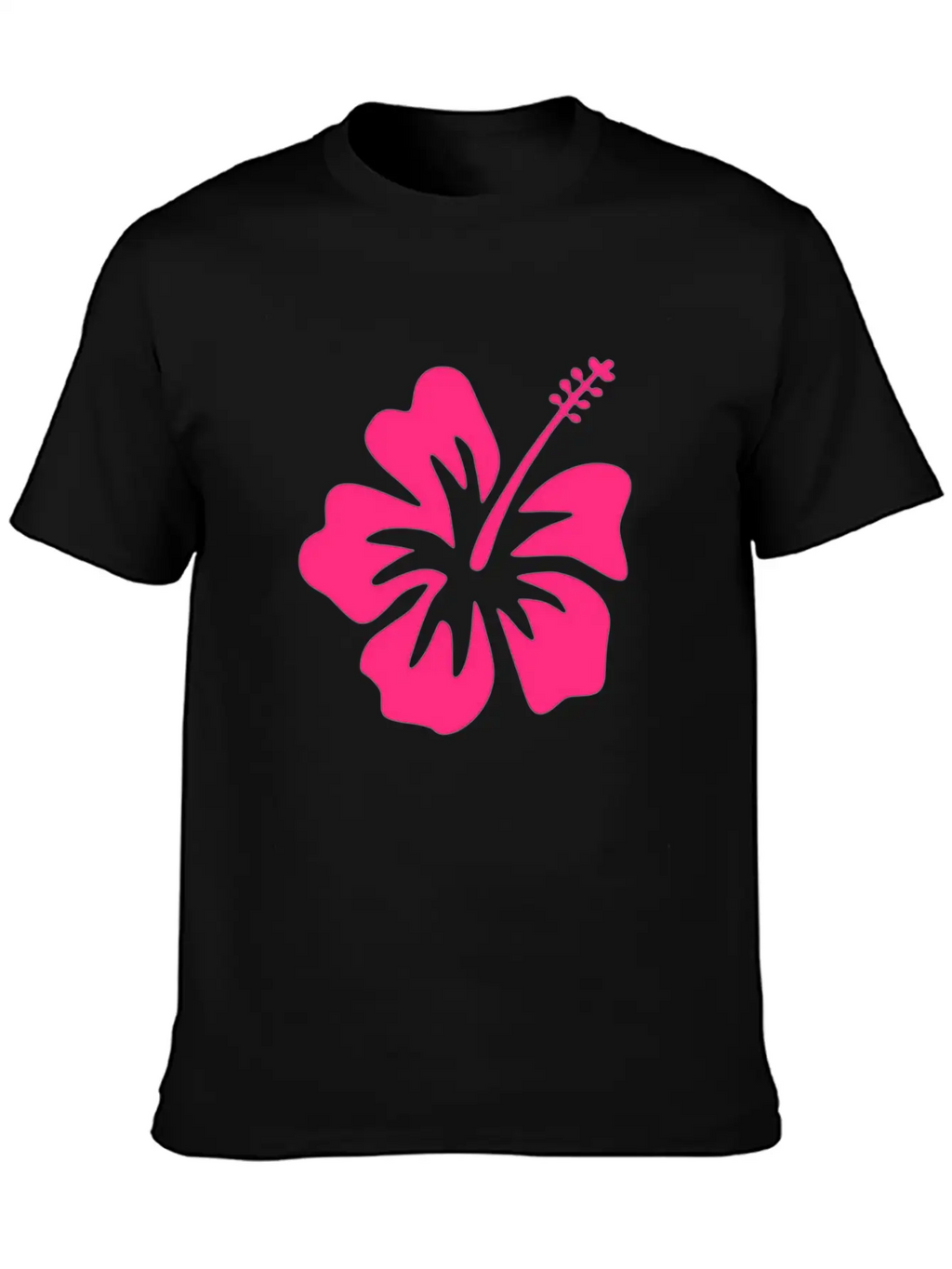 Beachy Hibiscus Vibez Casual Graphic T-Shirt – Simple And Comfortable Daily Wear
