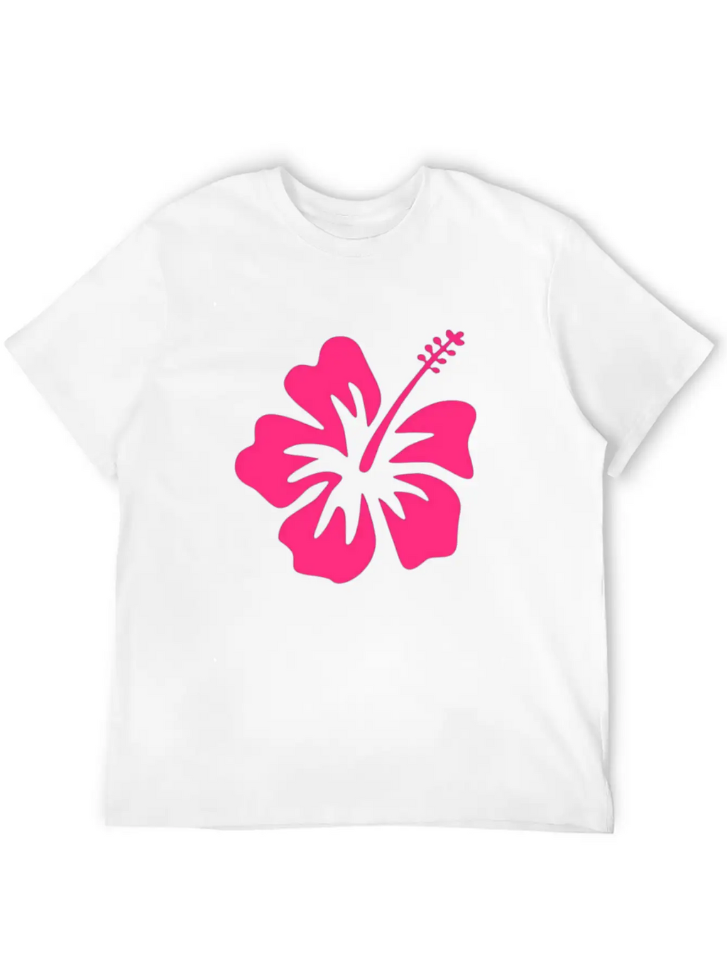Beachy Hibiscus Vibez Casual Graphic T-Shirt – Simple And Comfortable Daily Wear