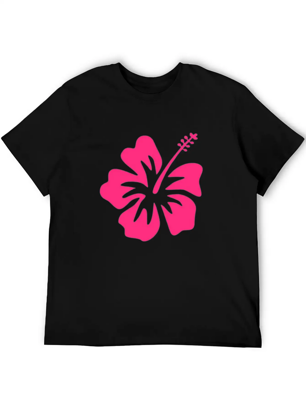 Beachy Hibiscus Vibez Casual Graphic T-Shirt – Simple And Comfortable Daily Wear