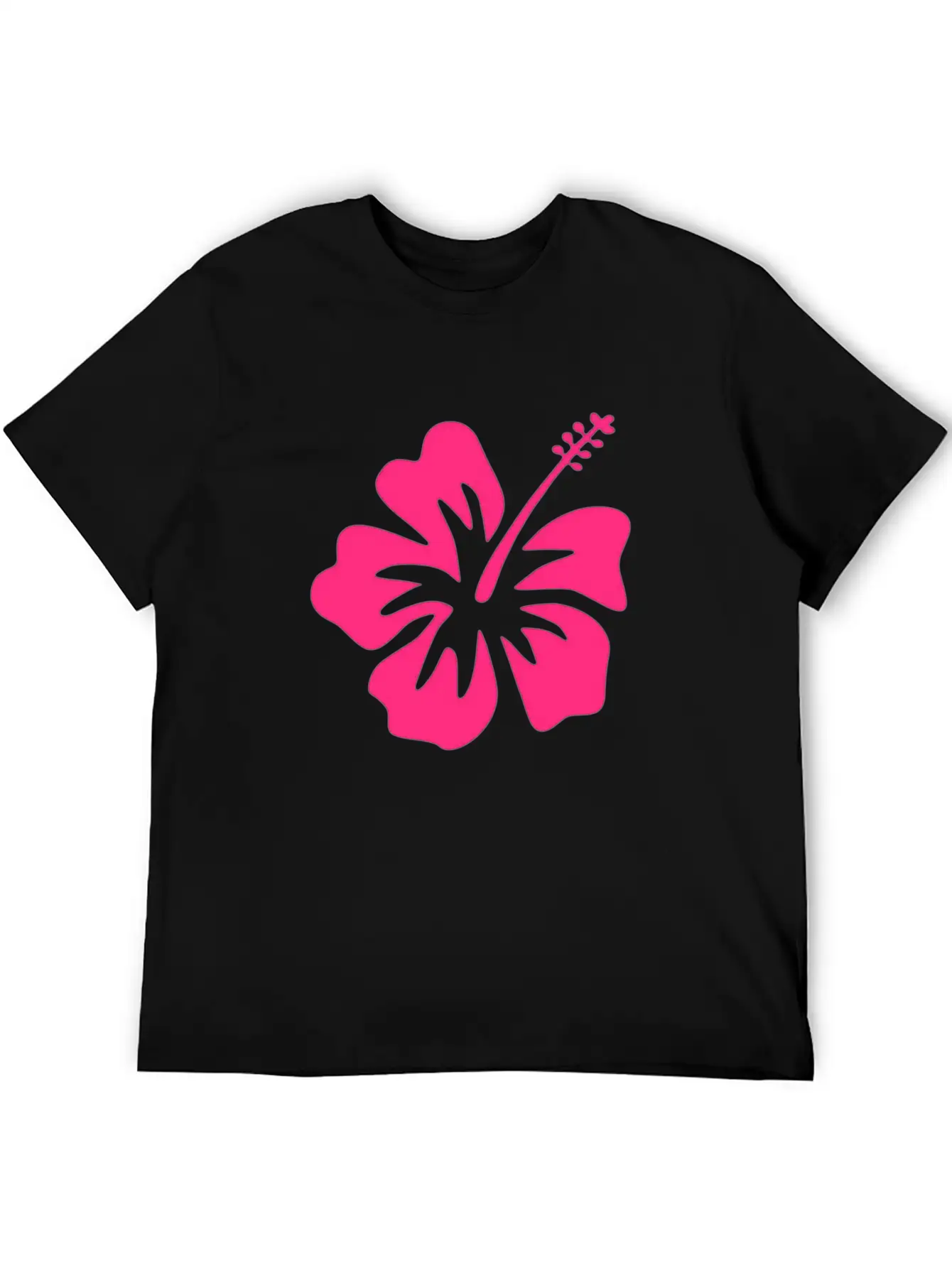 Beachy Hibiscus Vibez Casual Graphic T-Shirt – Simple And Comfortable Daily Wear