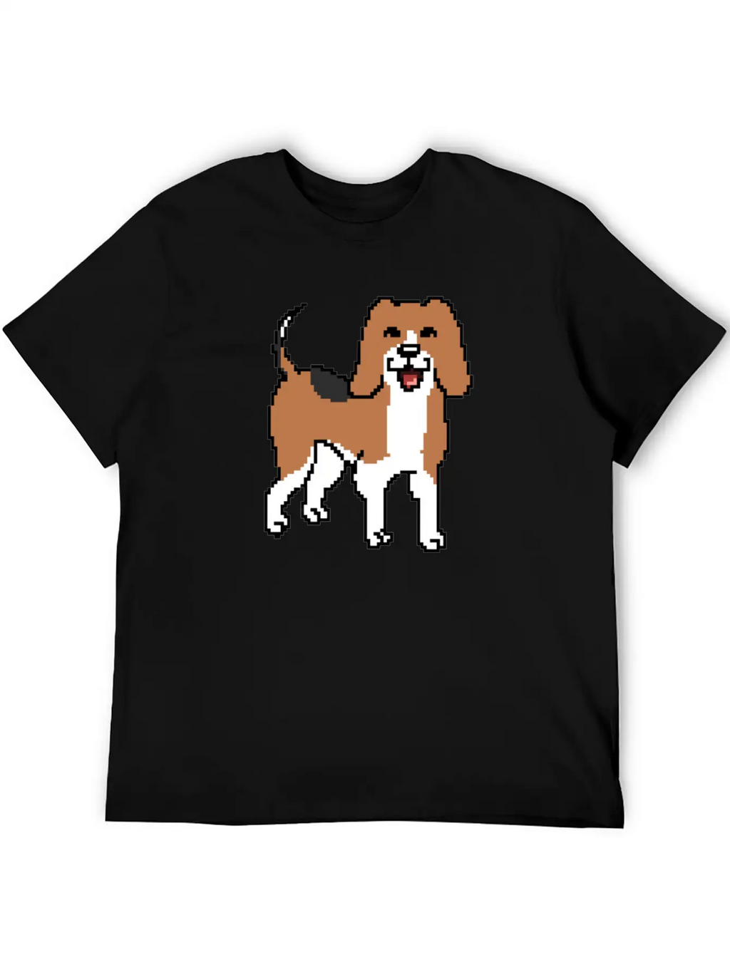Beagle Pixel Art Stylish Everyday T-Shirt – Unisex Basic Cotton Tee