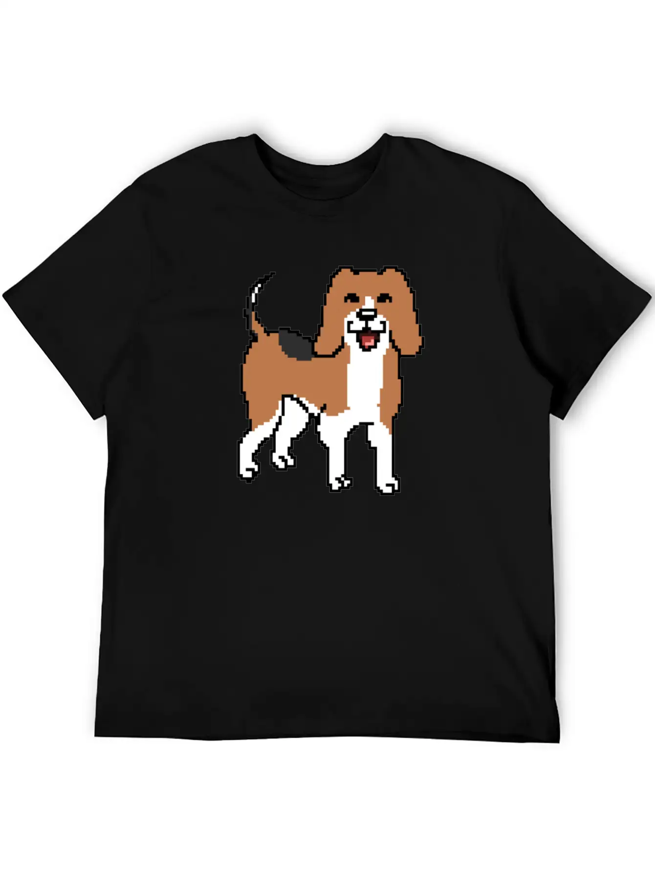 Beagle Pixel Art Stylish Everyday T-Shirt – Unisex Basic Cotton Tee