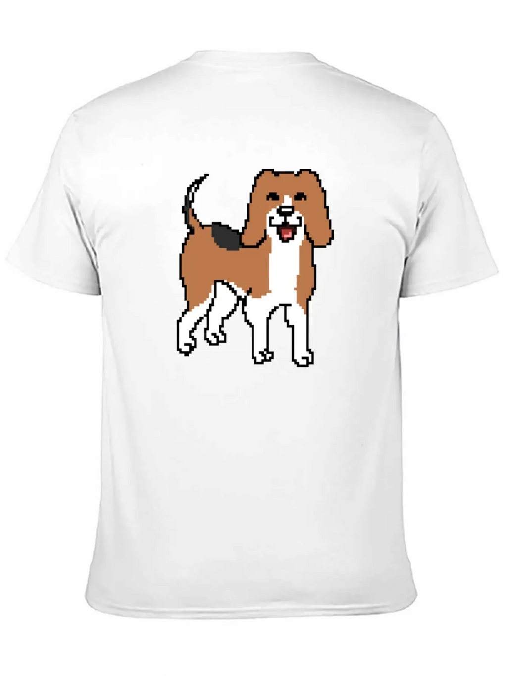 Beagle Pixel Art Stylish Everyday T-Shirt – Unisex Basic Cotton Tee