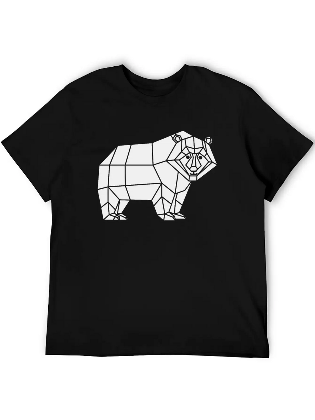 Bear Abstract Unisex Casual T-Shirt – Clean Design For Daily Comfort