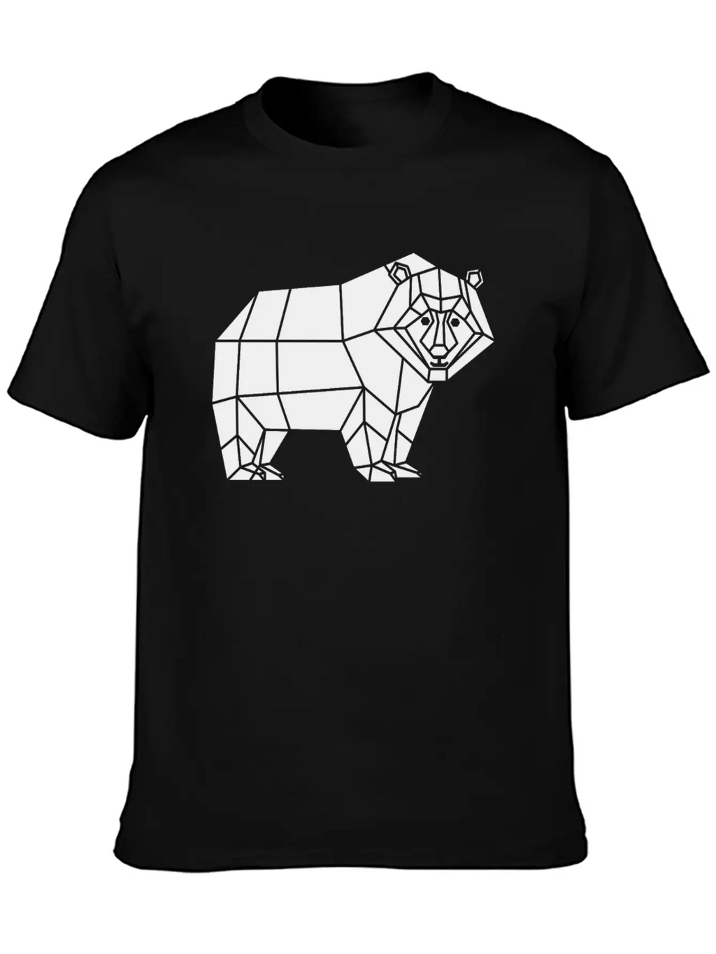 Bear Abstract Unisex Casual T-Shirt – Clean Design For Daily Comfort