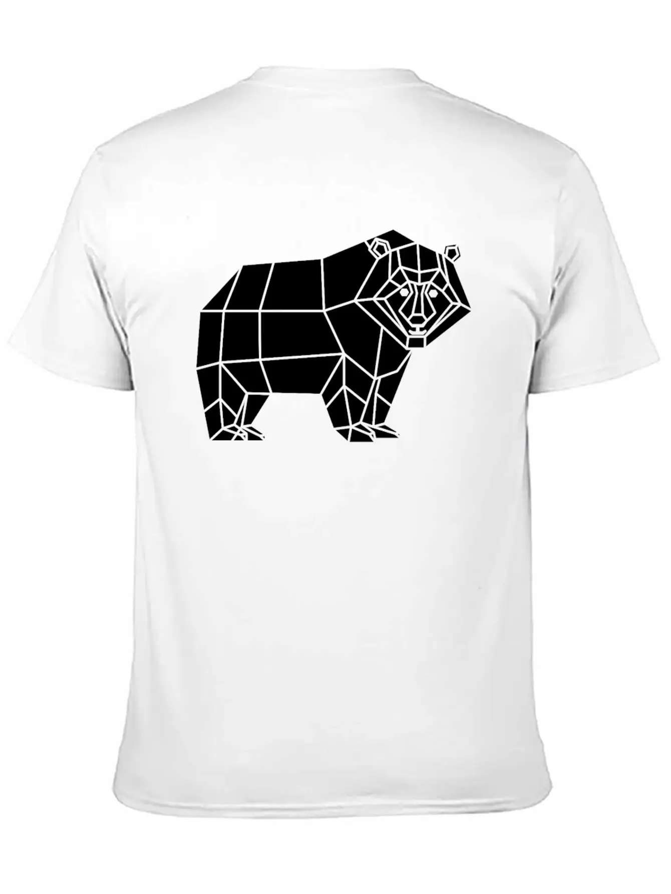 Bear Abstract Unisex Casual T-Shirt – Clean Design For Daily Comfort