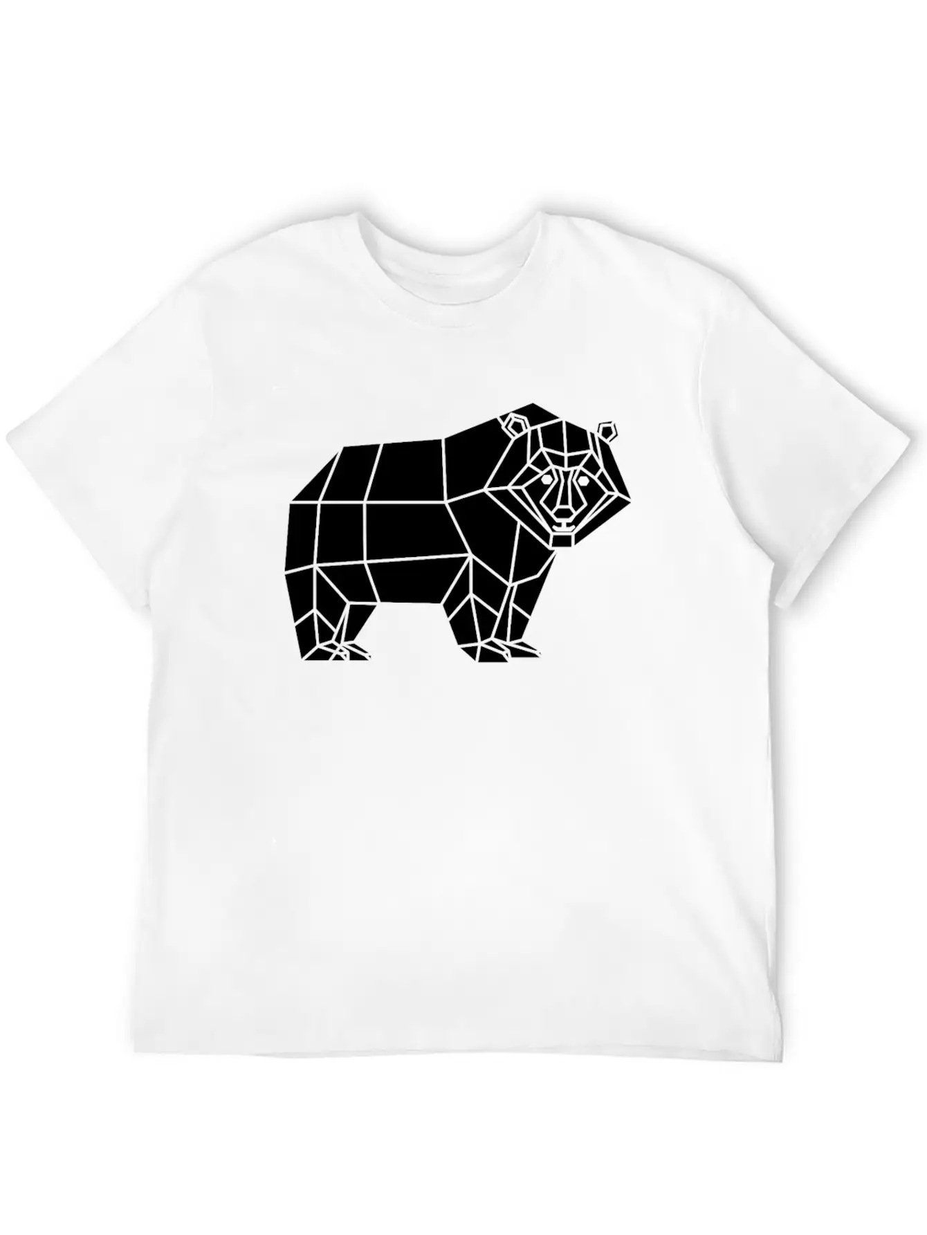 Bear Abstract Unisex Casual T-Shirt – Clean Design For Daily Comfort