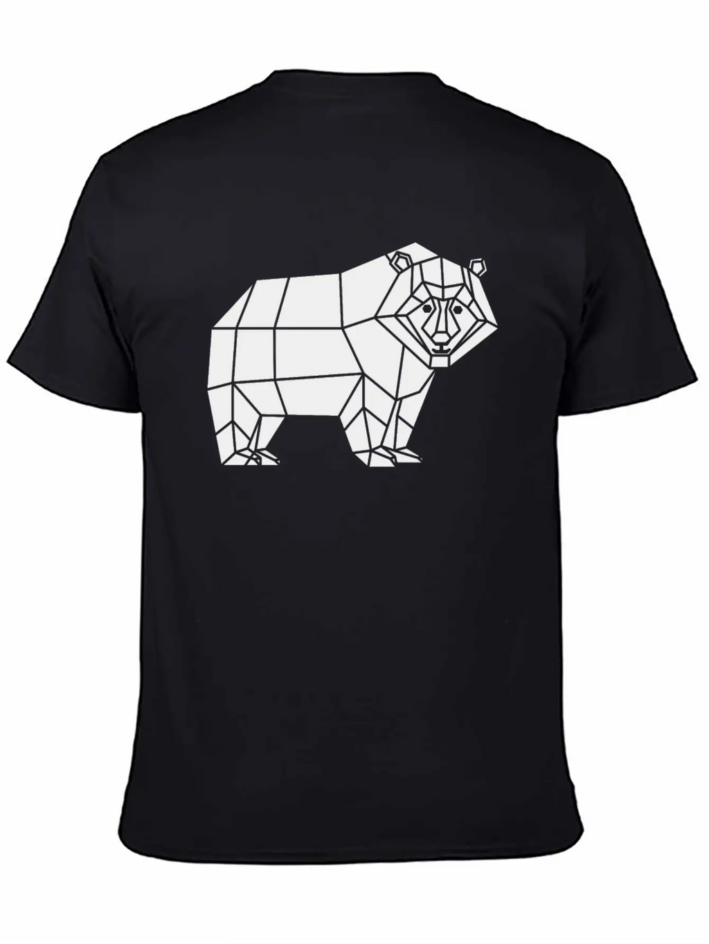 Bear Abstract Unisex Casual T-Shirt – Clean Design For Daily Comfort