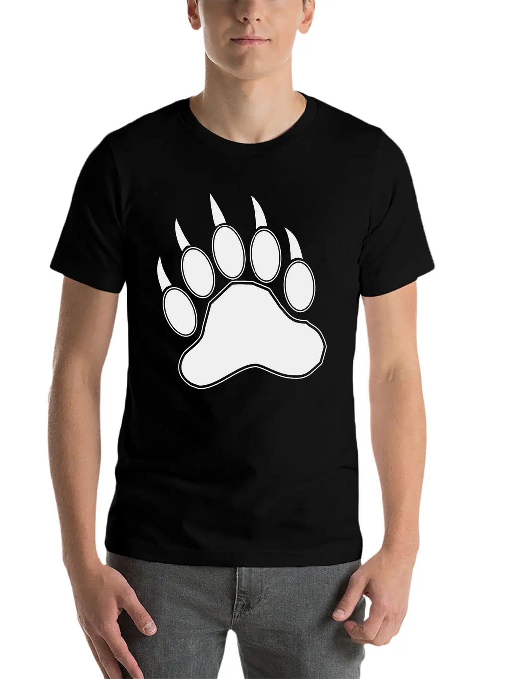Bear Claw Casual Graphic T-Shirt – Simple And Comfortable Daily Wear