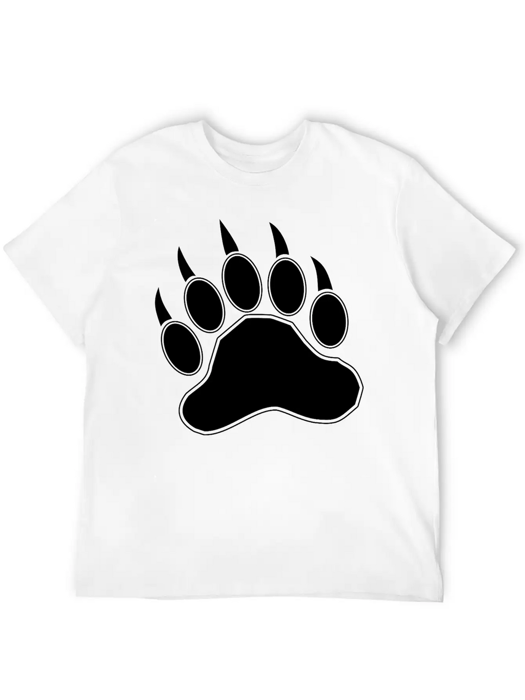 Bear Claw Casual Graphic T-Shirt – Simple And Comfortable Daily Wear