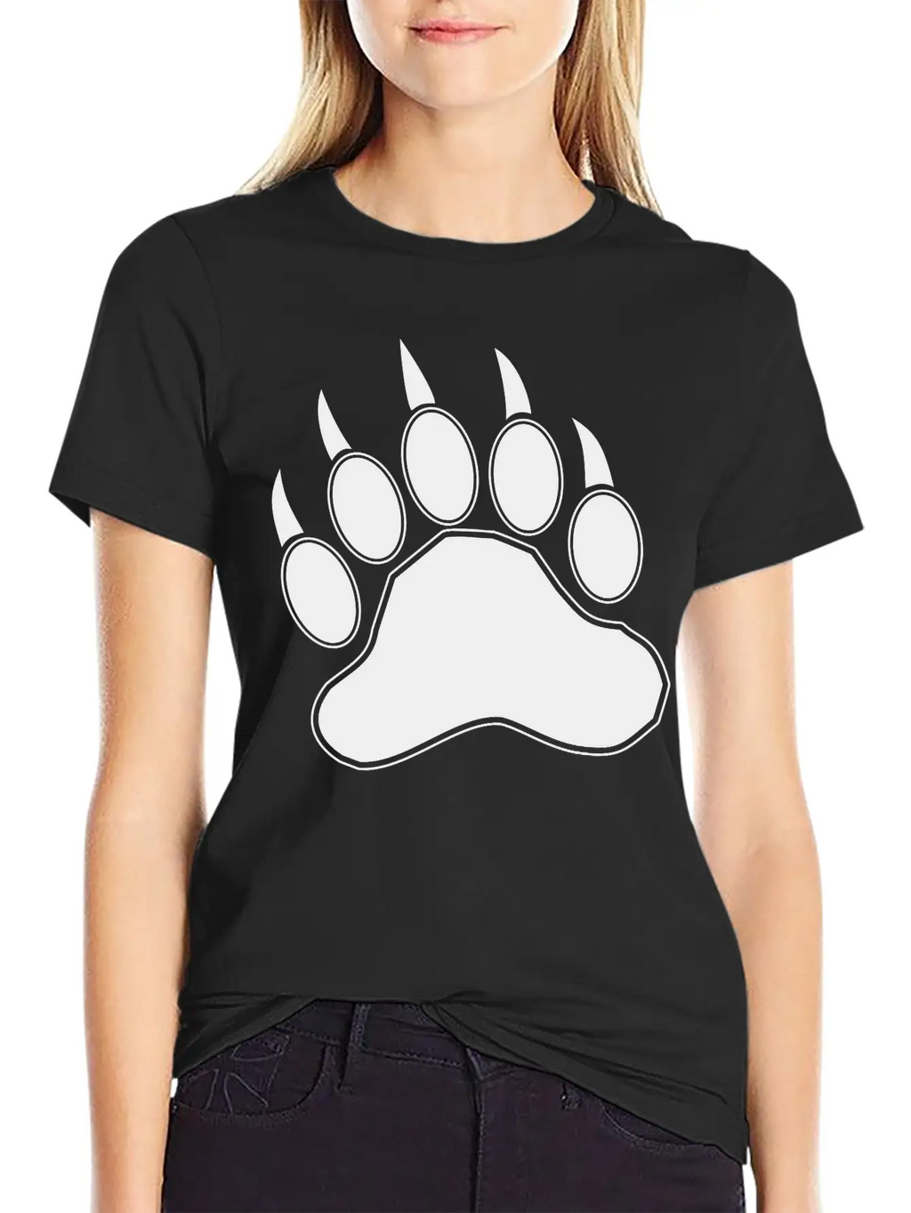 Bear Claw Casual Graphic T-Shirt – Simple And Comfortable Daily Wear