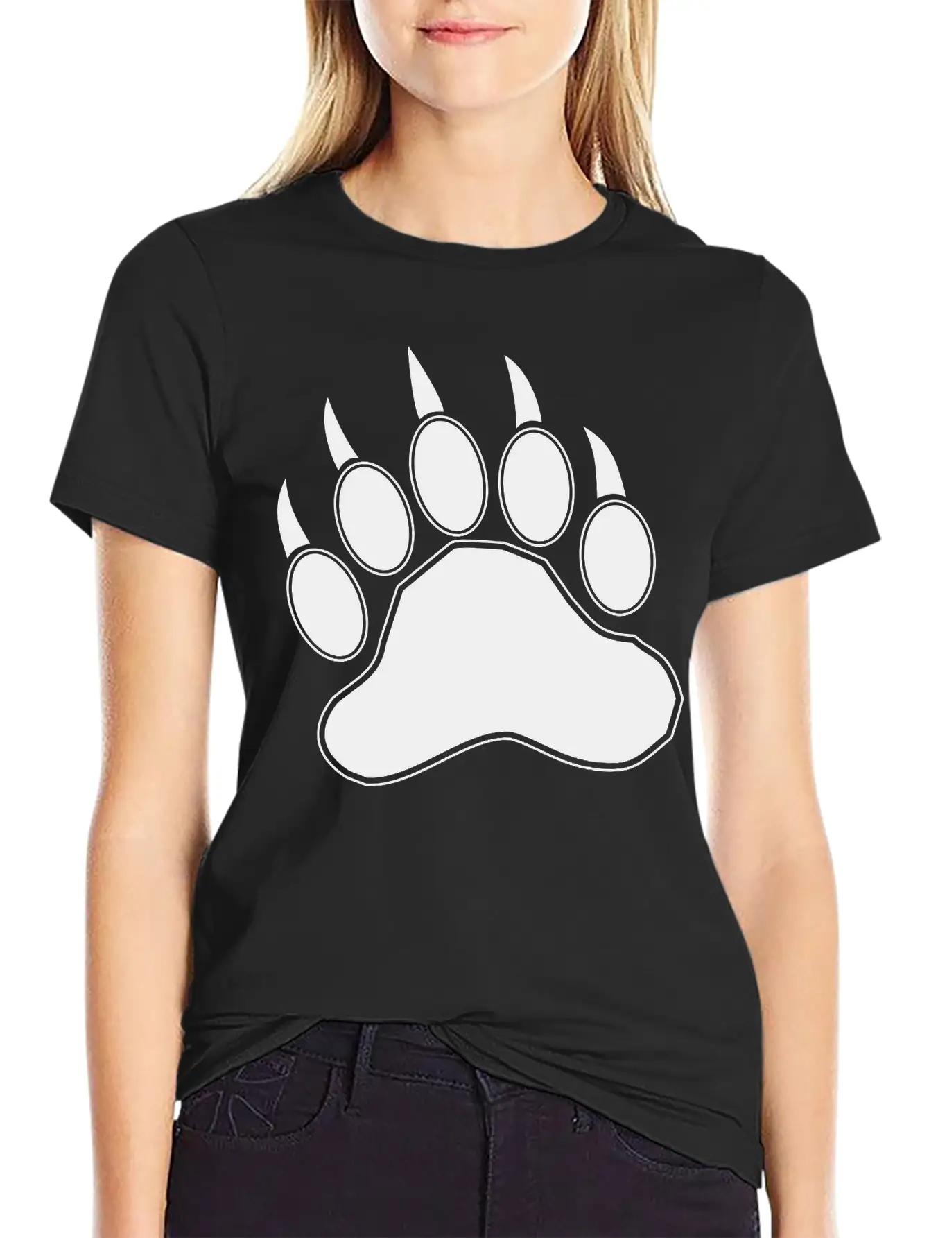 Bear Claw Casual Graphic T-Shirt – Simple And Comfortable Daily Wear
