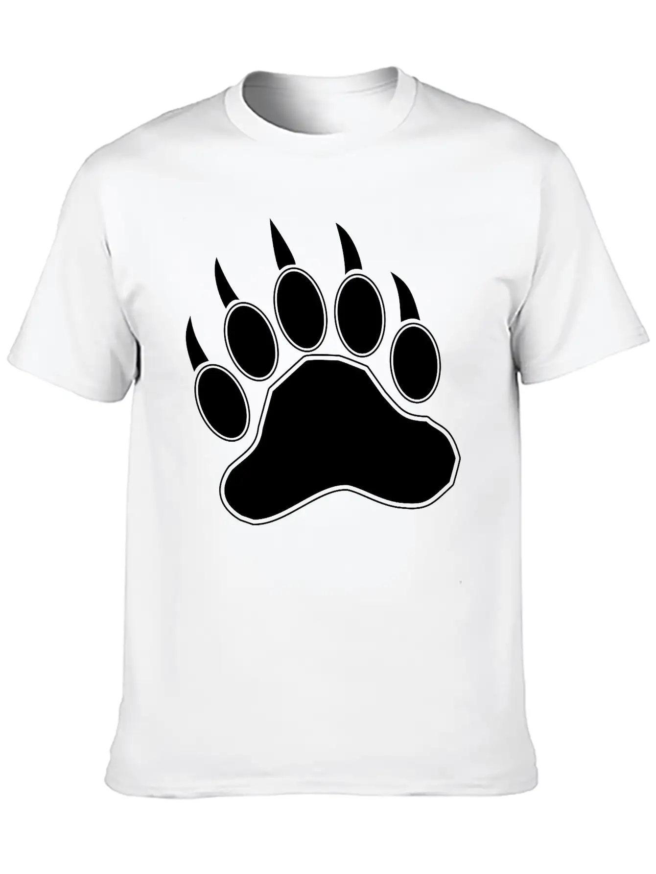 Bear Claw Casual Graphic T-Shirt – Simple And Comfortable Daily Wear