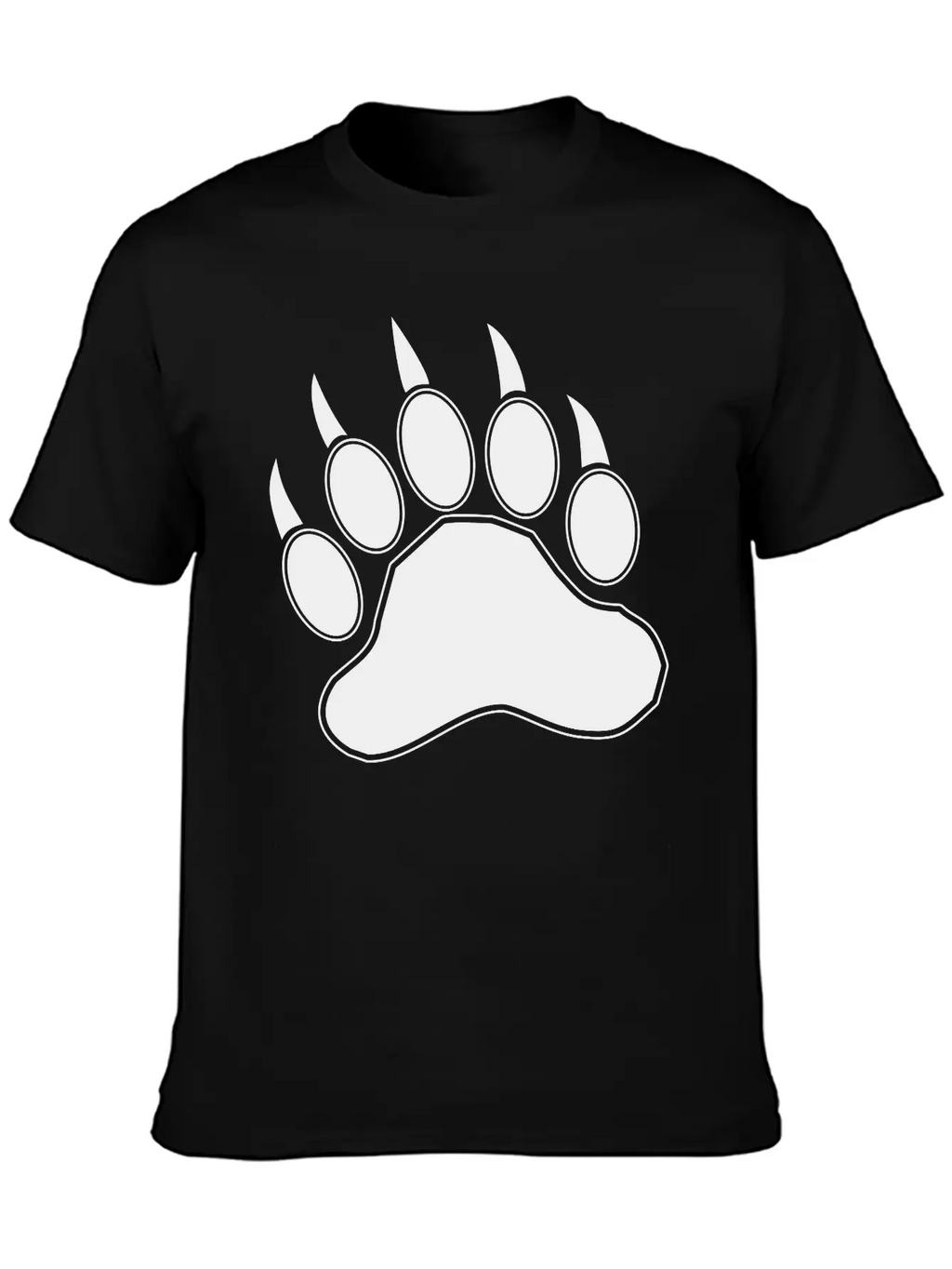 Bear Claw Casual Graphic T-Shirt – Simple And Comfortable Daily Wear
