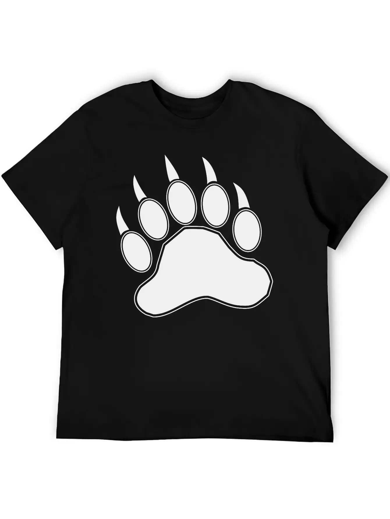 Bear Claw Casual Graphic T-Shirt – Simple And Comfortable Daily Wear
