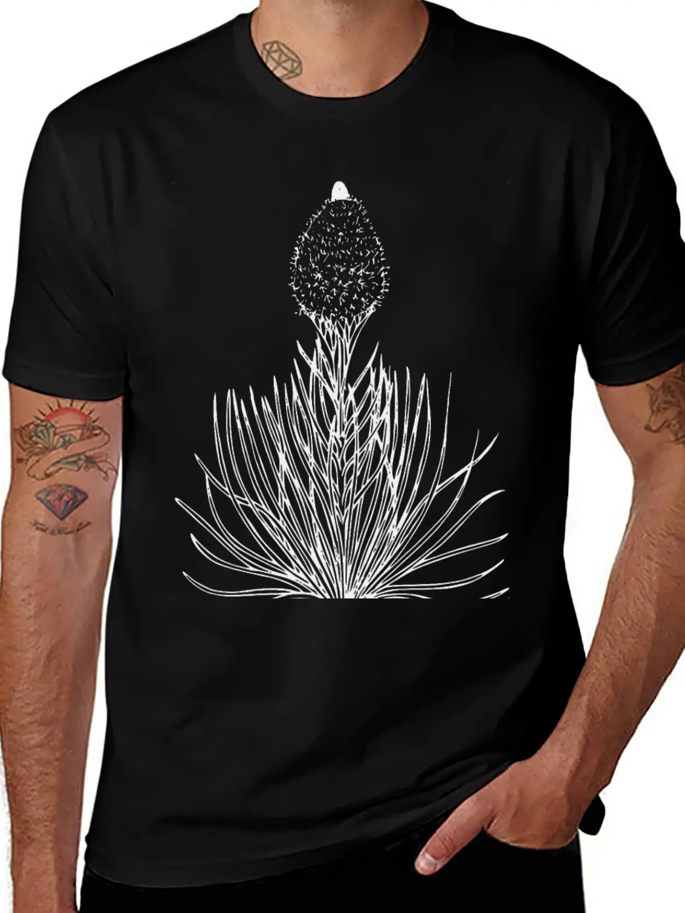 Bear Grass Classic Fit Graphic Tee For Daily Comfort – Unisex Cotton Shirt