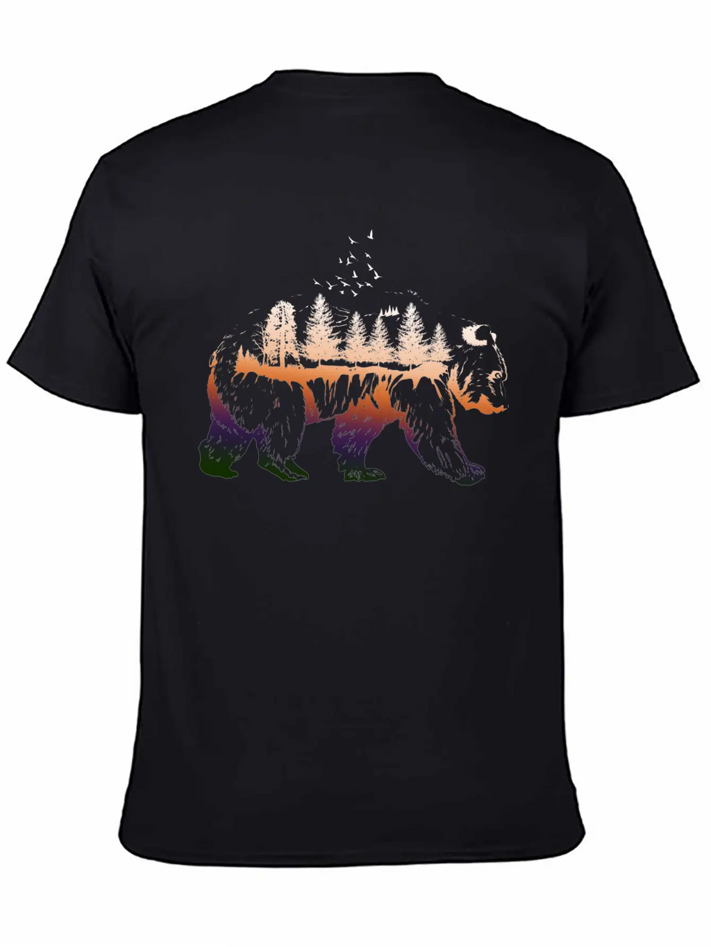 Bear Mountain. Unisex Short Sleeve Soft Cotton T-Shirt – Casual Everyday Wear