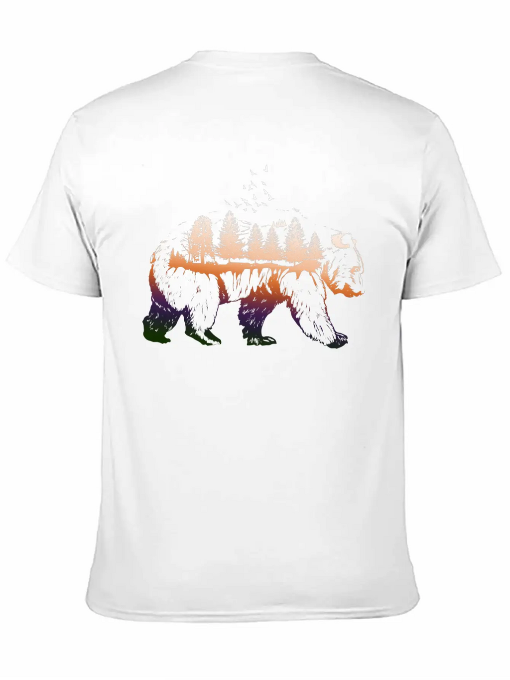Bear Mountain. Unisex Short Sleeve Soft Cotton T-Shirt – Casual Everyday Wear