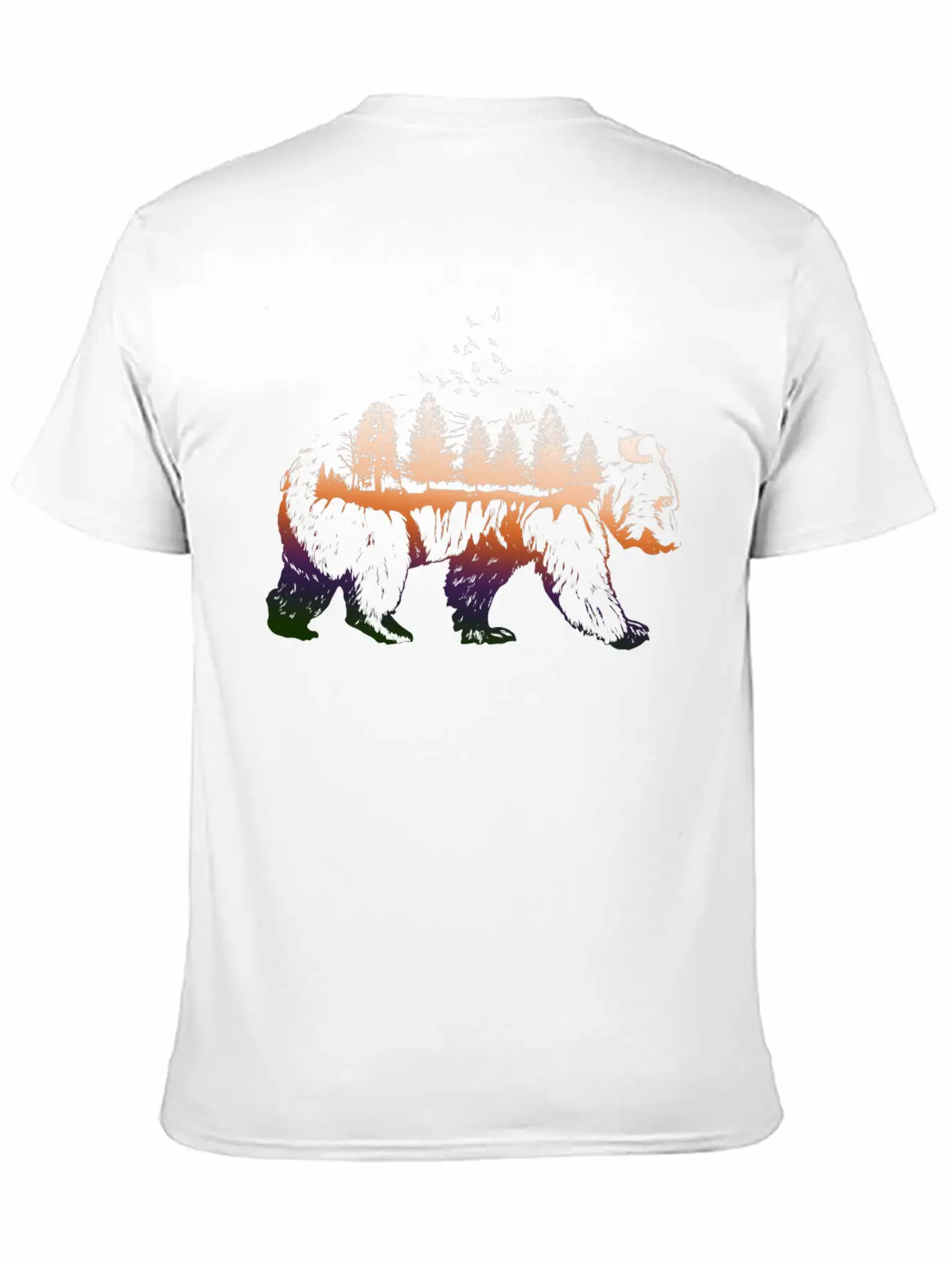 Bear Mountain. Unisex Short Sleeve Soft Cotton T-Shirt – Casual Everyday Wear