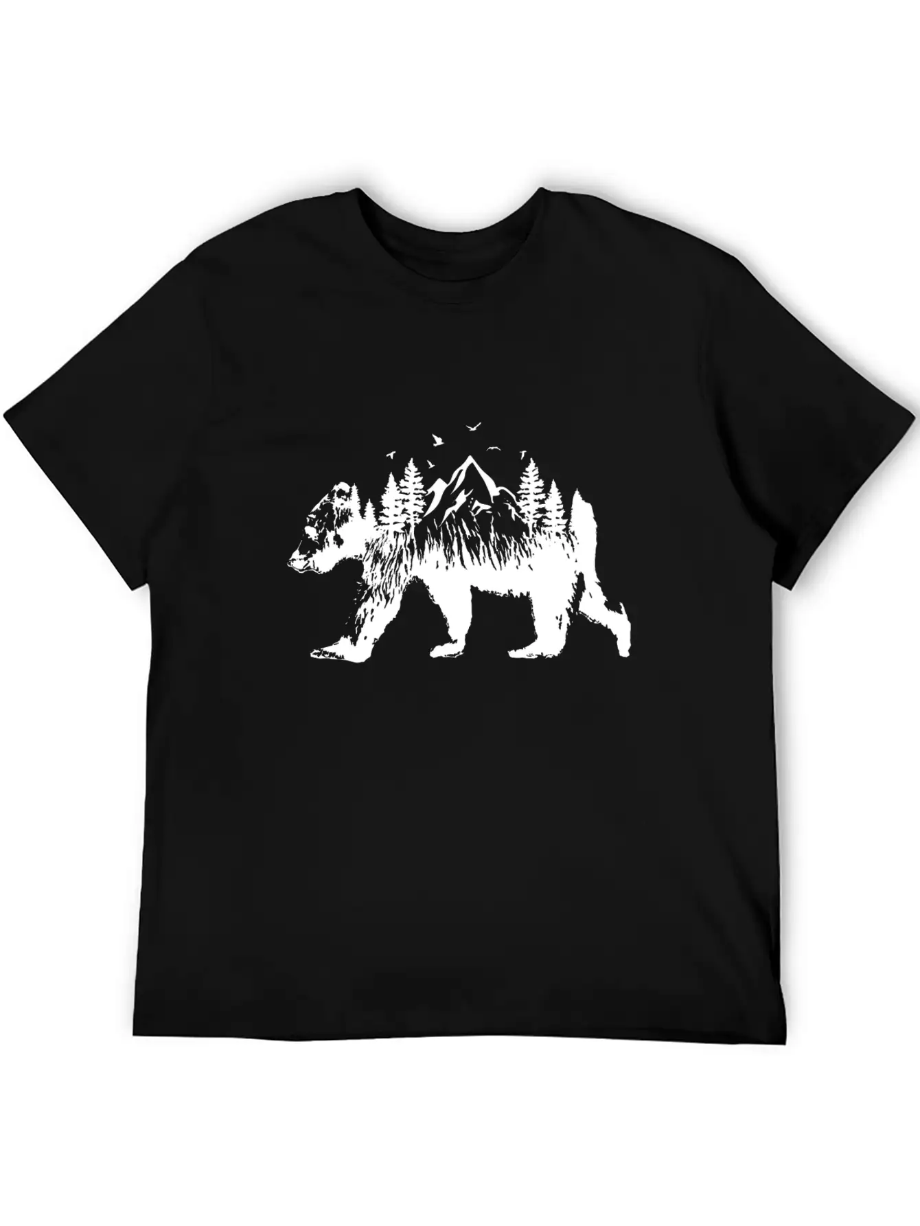 Bear Woods Stylish Everyday T-Shirt – Unisex Basic Cotton Tee