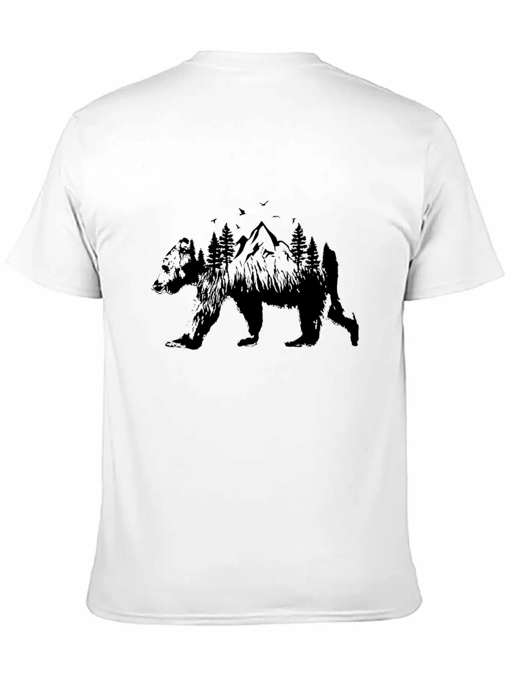 Bear Woods Stylish Everyday T-Shirt – Unisex Basic Cotton Tee