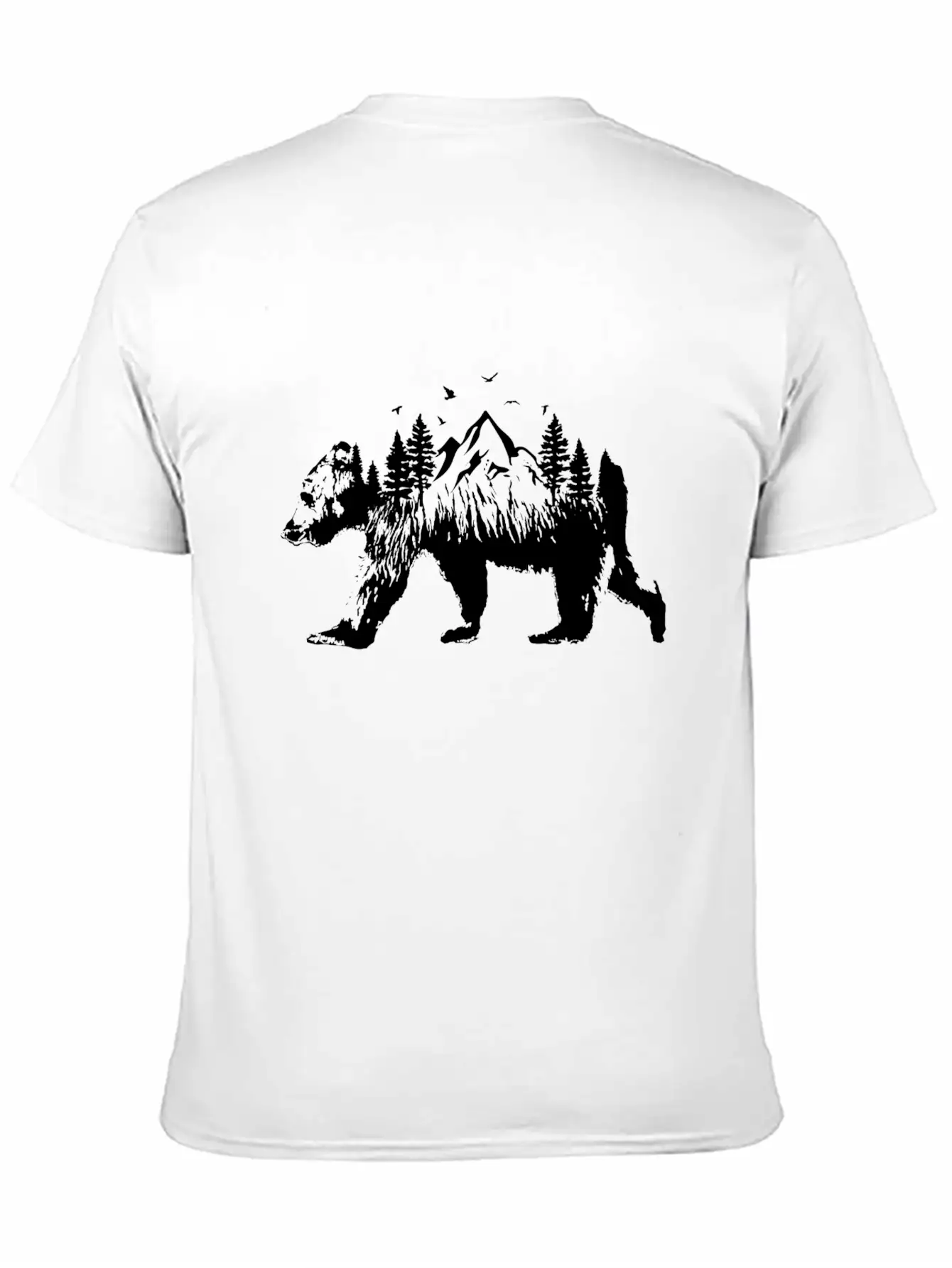 Bear Woods Stylish Everyday T-Shirt – Unisex Basic Cotton Tee