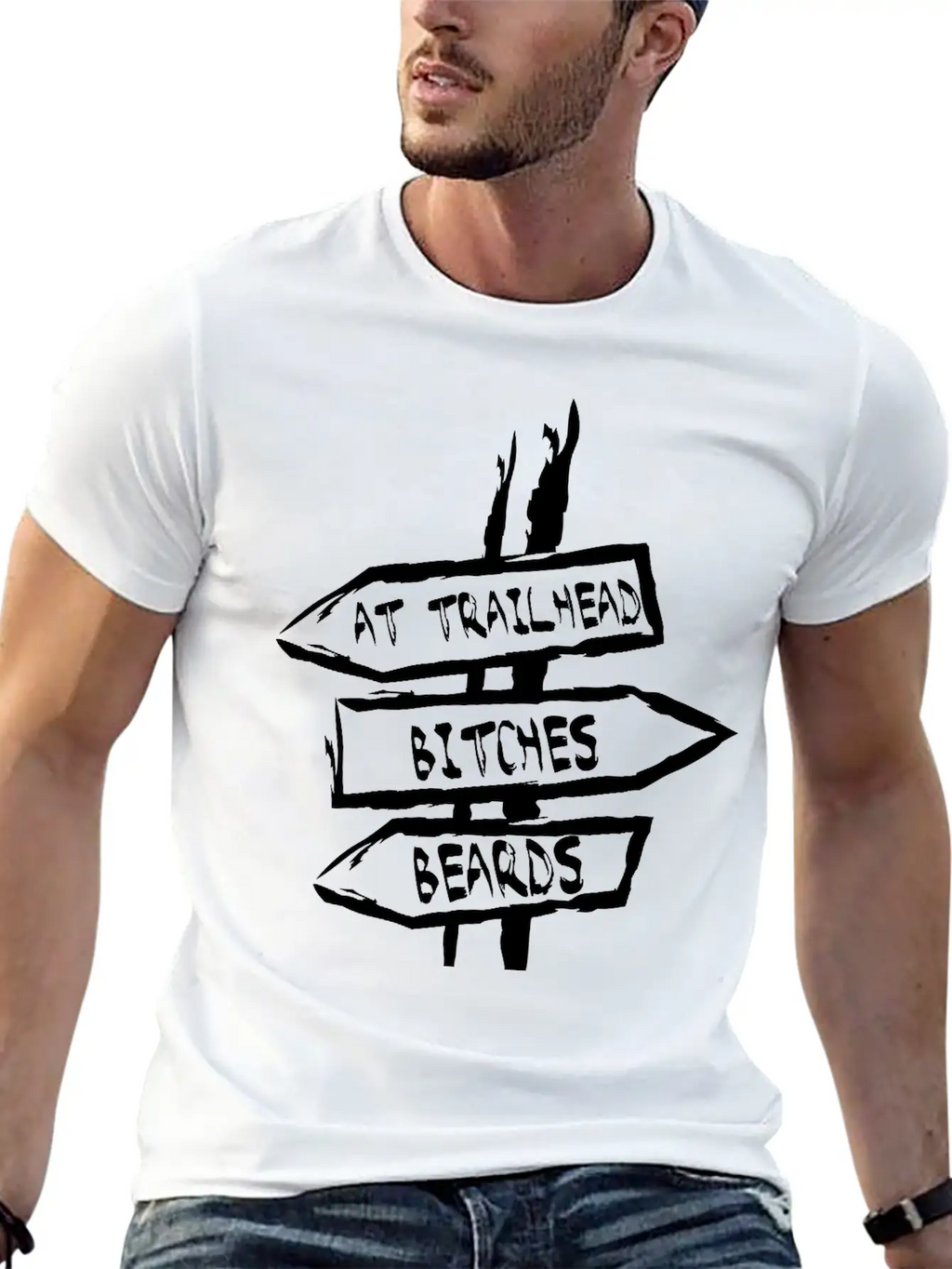 Beard Trailhead Breathable Graphic T-Shirt – Perfect For Casual Days